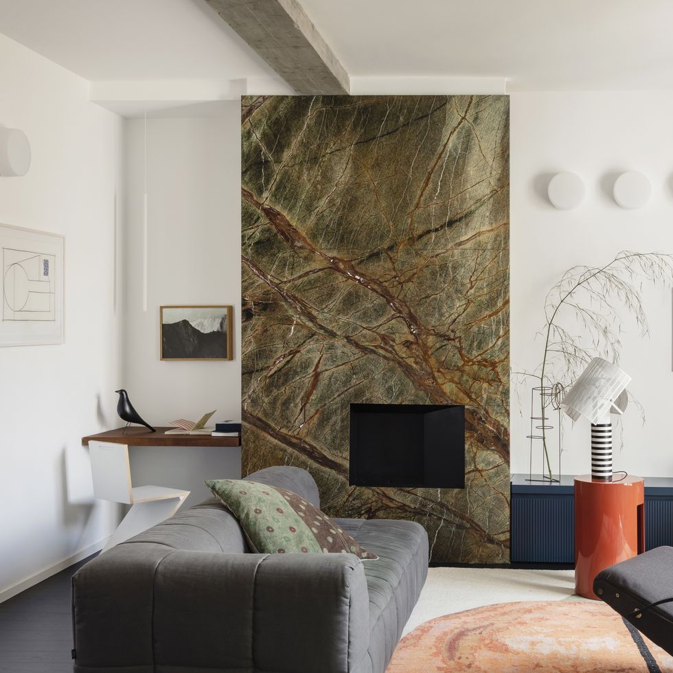 phong khach da cam thach lo suoi