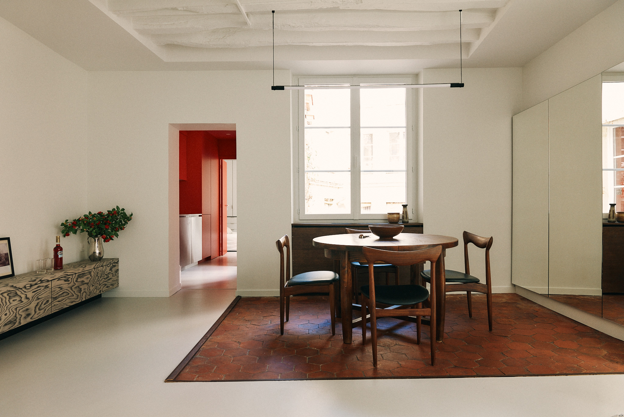 phong an can ho Studio Carré Paul Levaillant Marais Paris