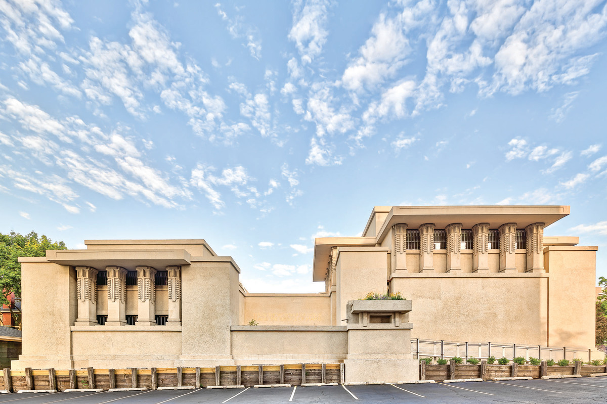 Unitarian Universalist Unity Temple Oak Park, Illinois kien truc su Frank Lloyd Wright 1908