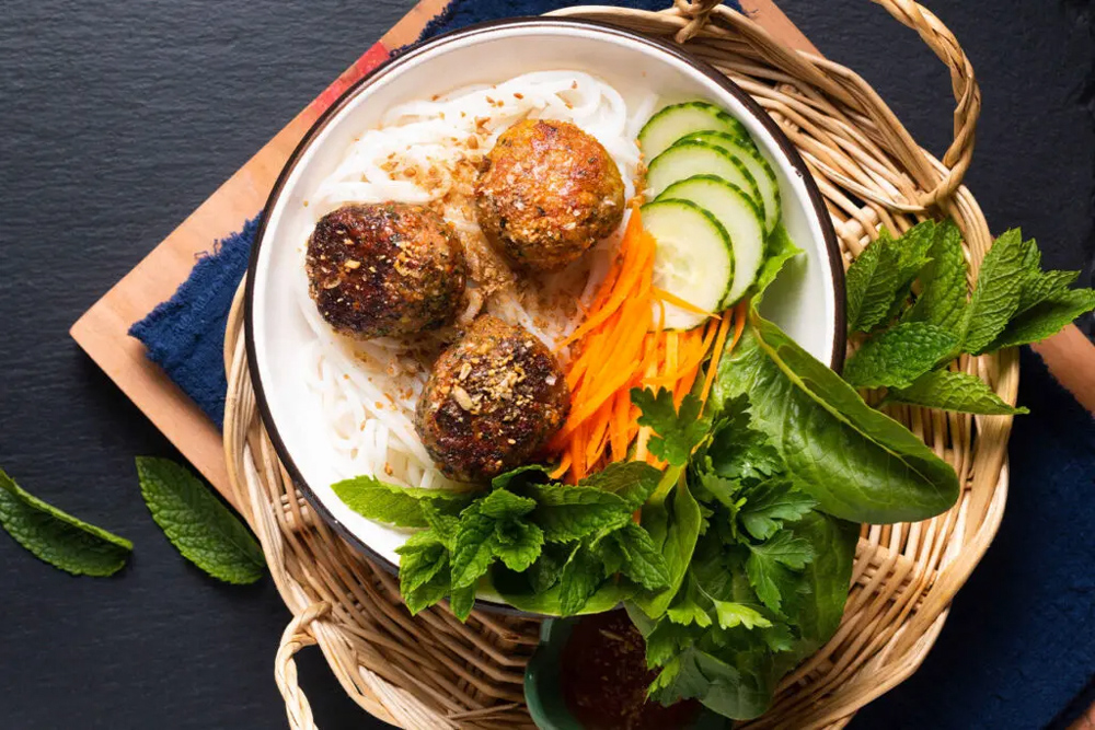 Bún chả am thuc viet nam