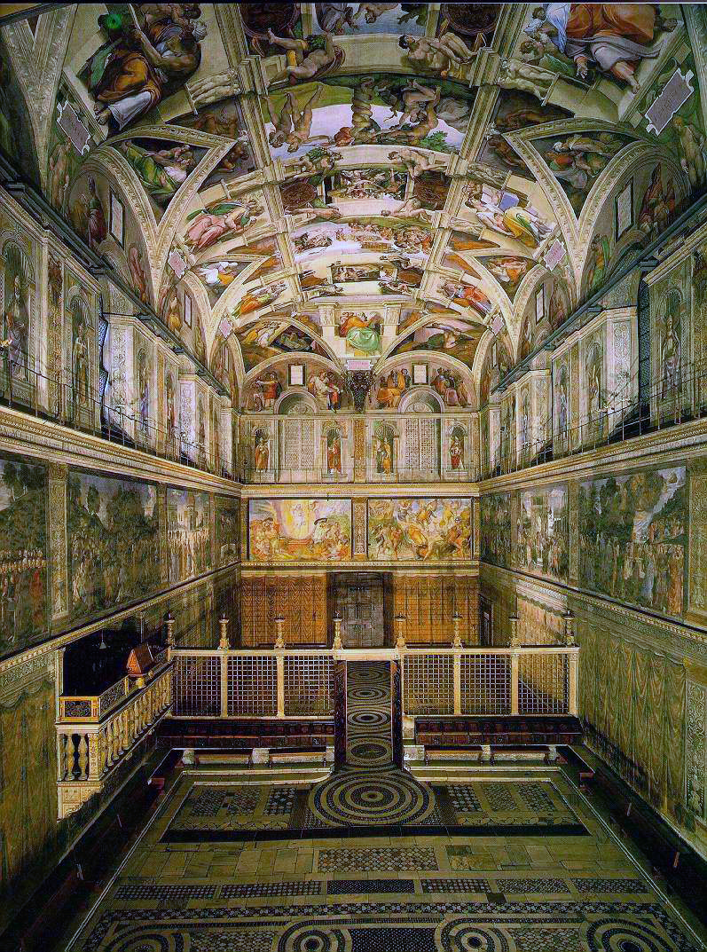 The Sistine Chapel Vatican City Frescoes