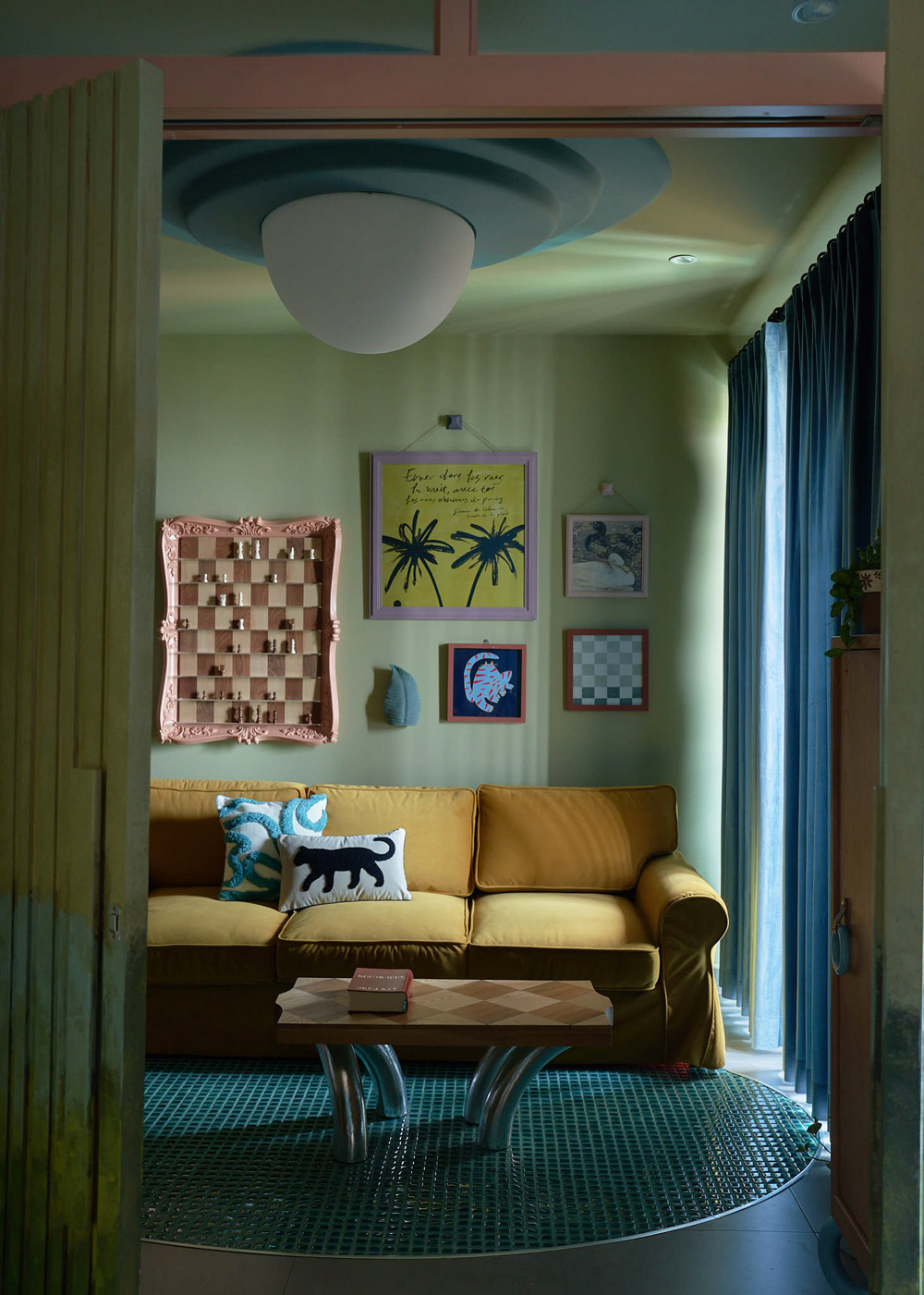 can ho phong khach noi that chiet trung nha dep