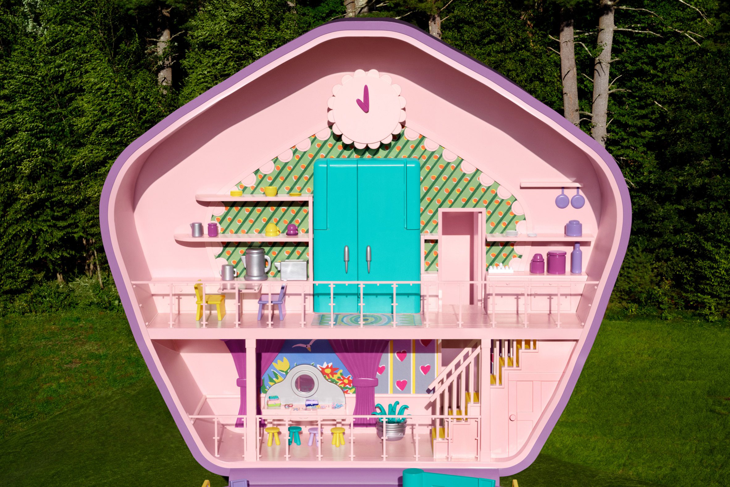 airbnb ngoi nha Polly Pocket Mattel Massachusetts