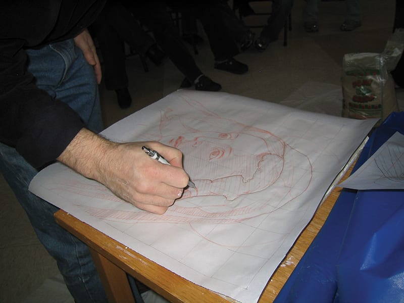 intonaco sinopia ky thuat Buon Fresco True Fresco