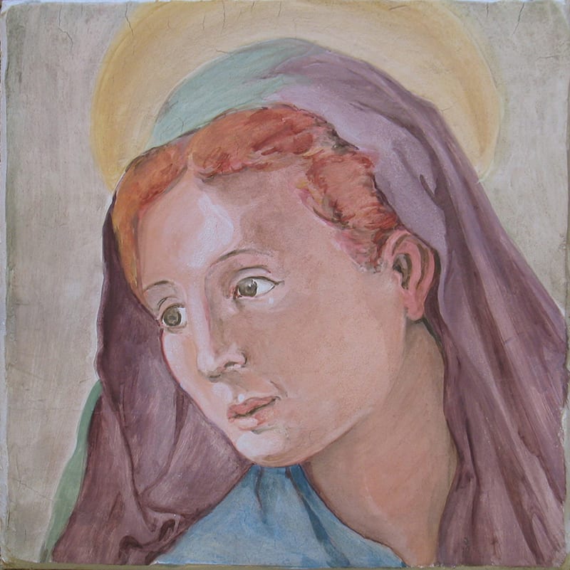 intonaco sinopia ky thuat Buon Fresco True Fresco