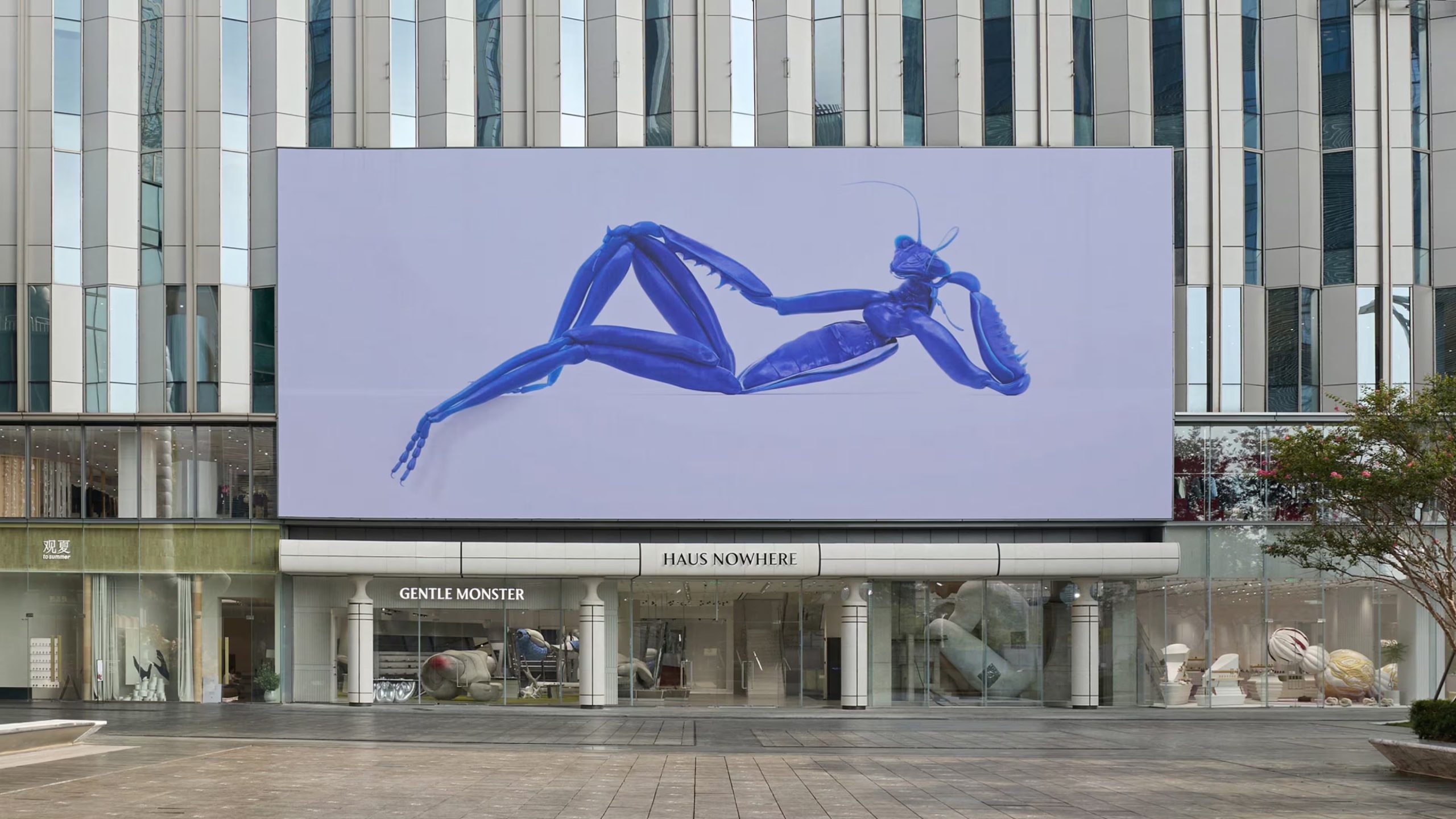 cua hang Gentle Monster Mixc World Water Plaza Tham Quyen Trung Quoc du an HAUS NOWHERE