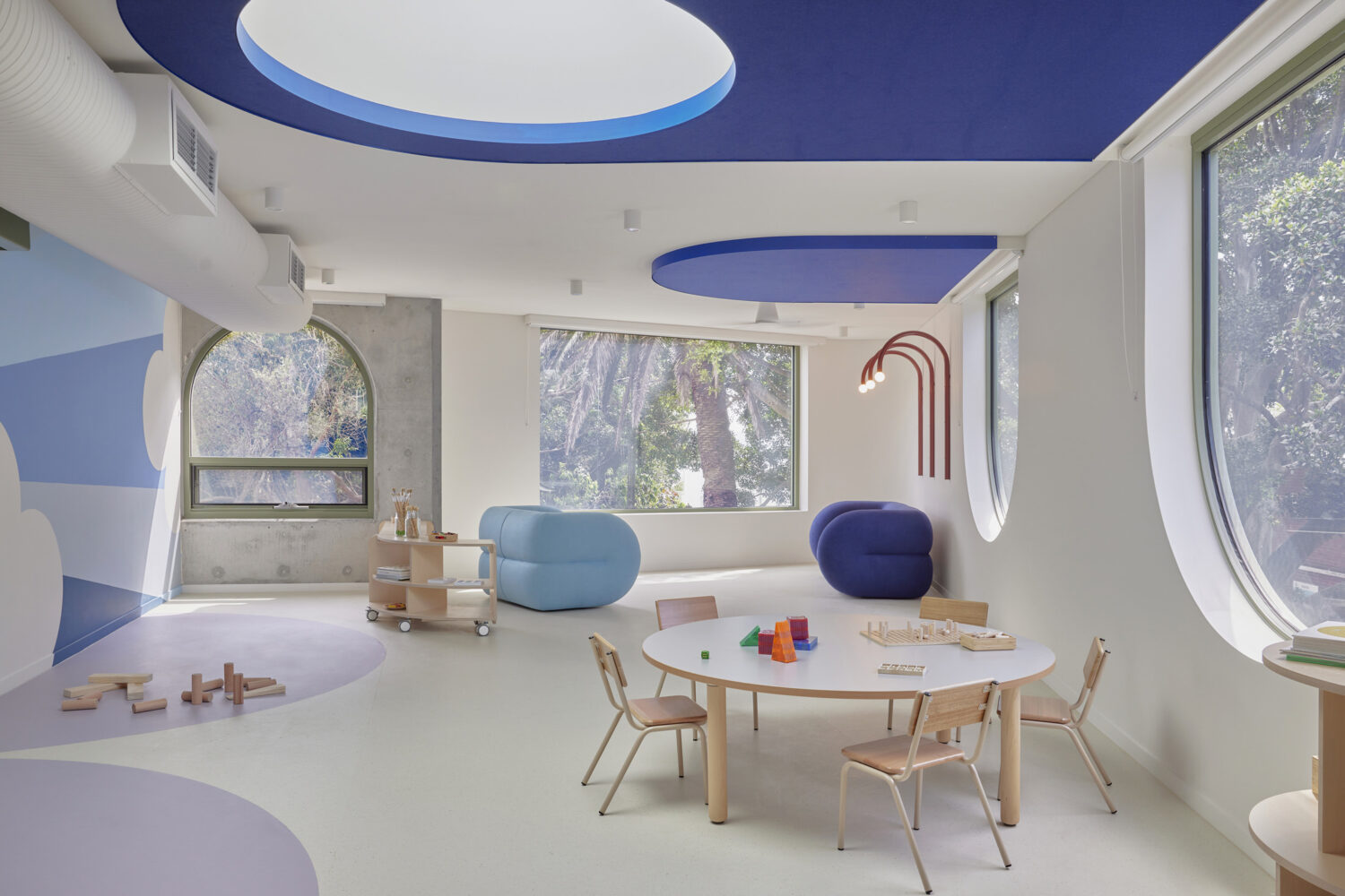 cua so lon phong hoc Harbour Early Learning Melbourne Danielle Brustman SJB Architects Supercontext Architecture