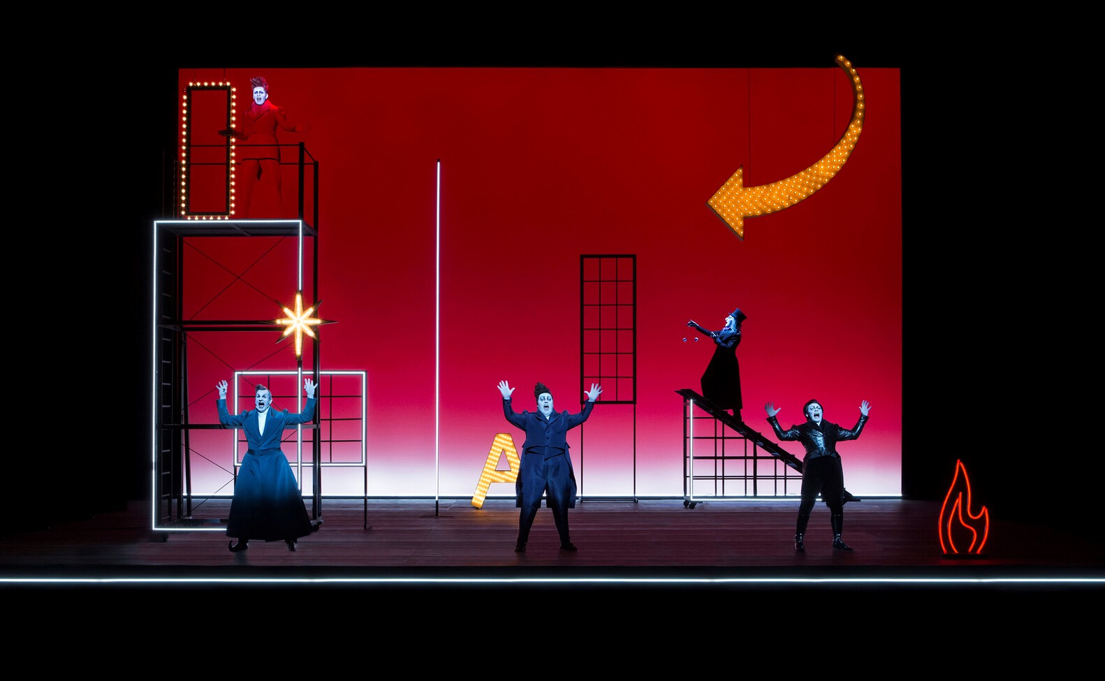 bieu dien san khau the sandman dao dien robert wilson 