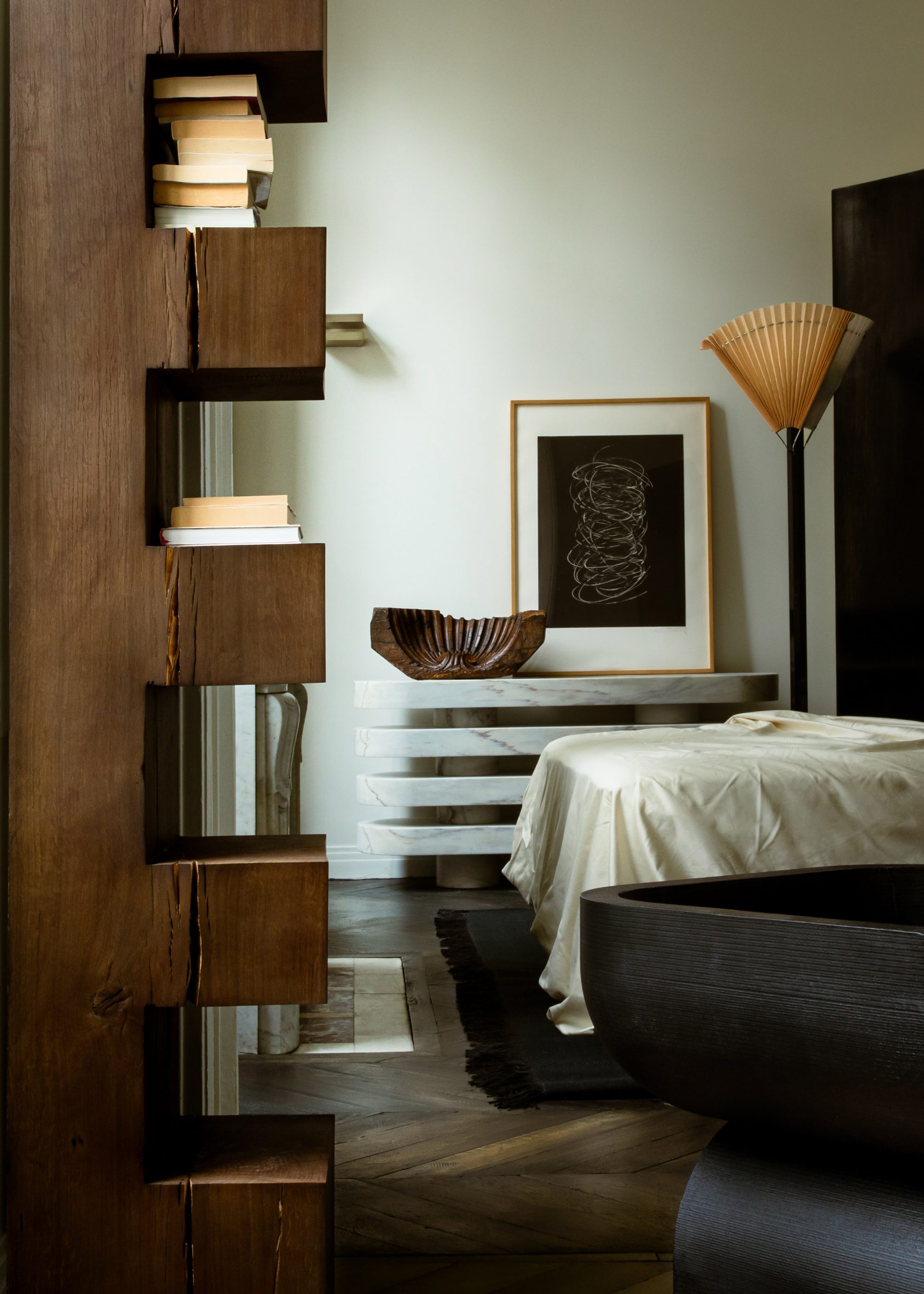 khong gian noi that Paris kien truc Napoleon Bonaparte chu nghia toi gian minimalism Joris Poggioli cai tao