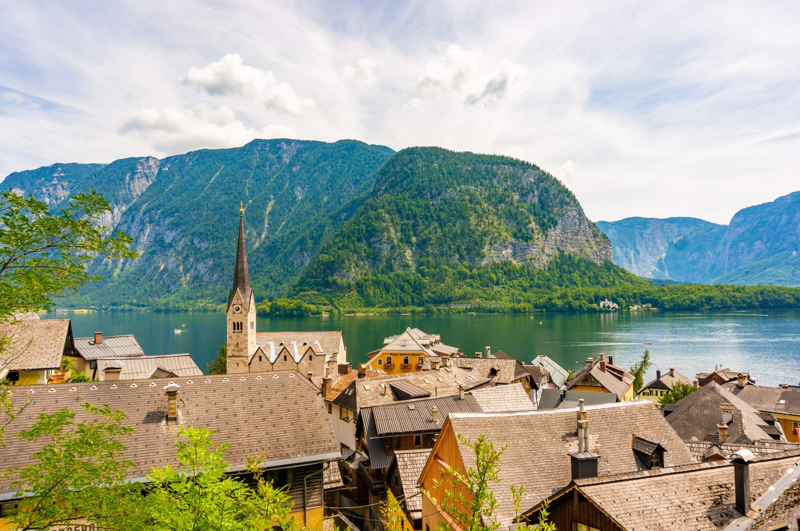 lang co ancient village Hallstatt Austria