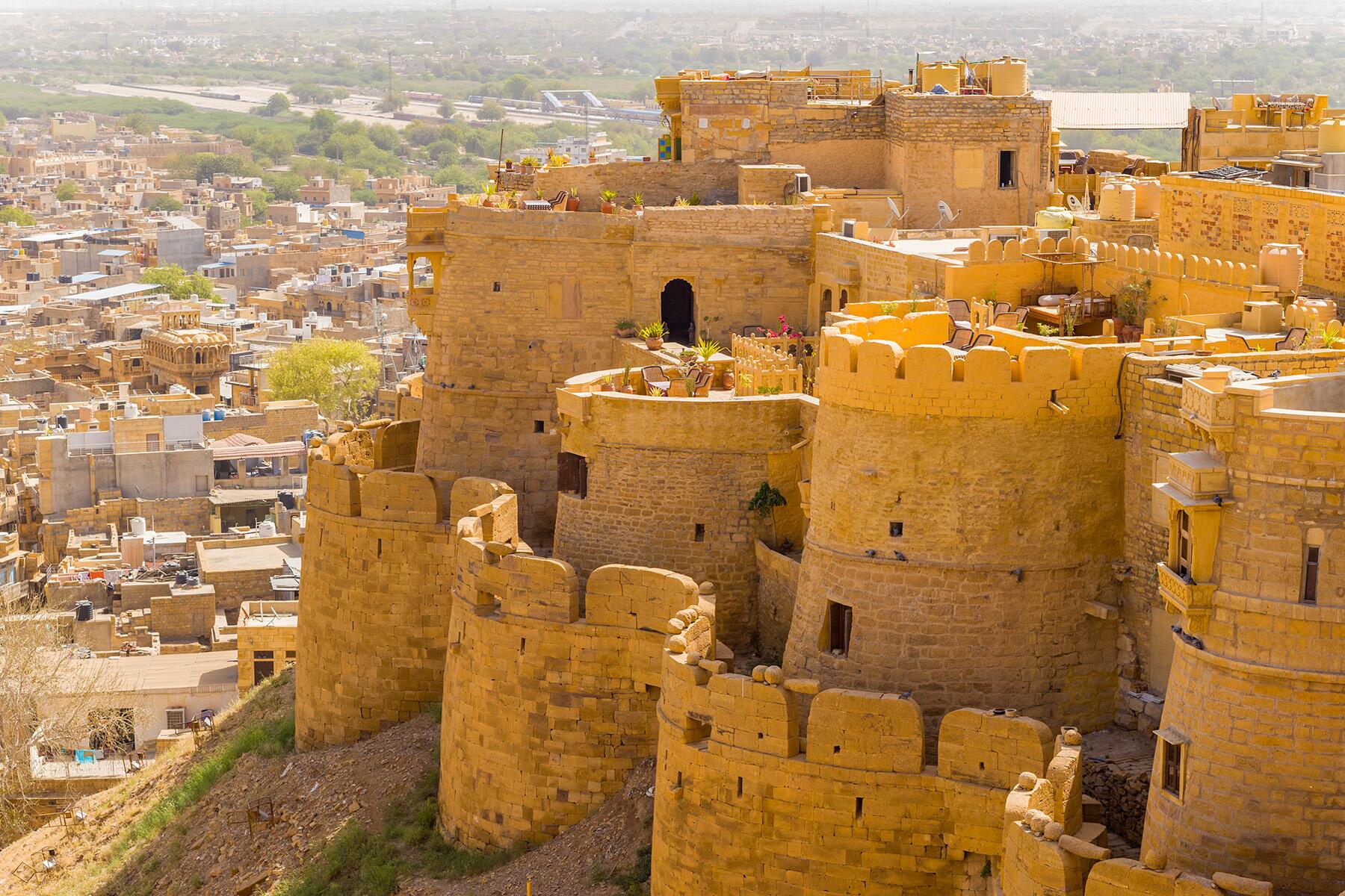 kien truc phao dai di san Jaisalmer
