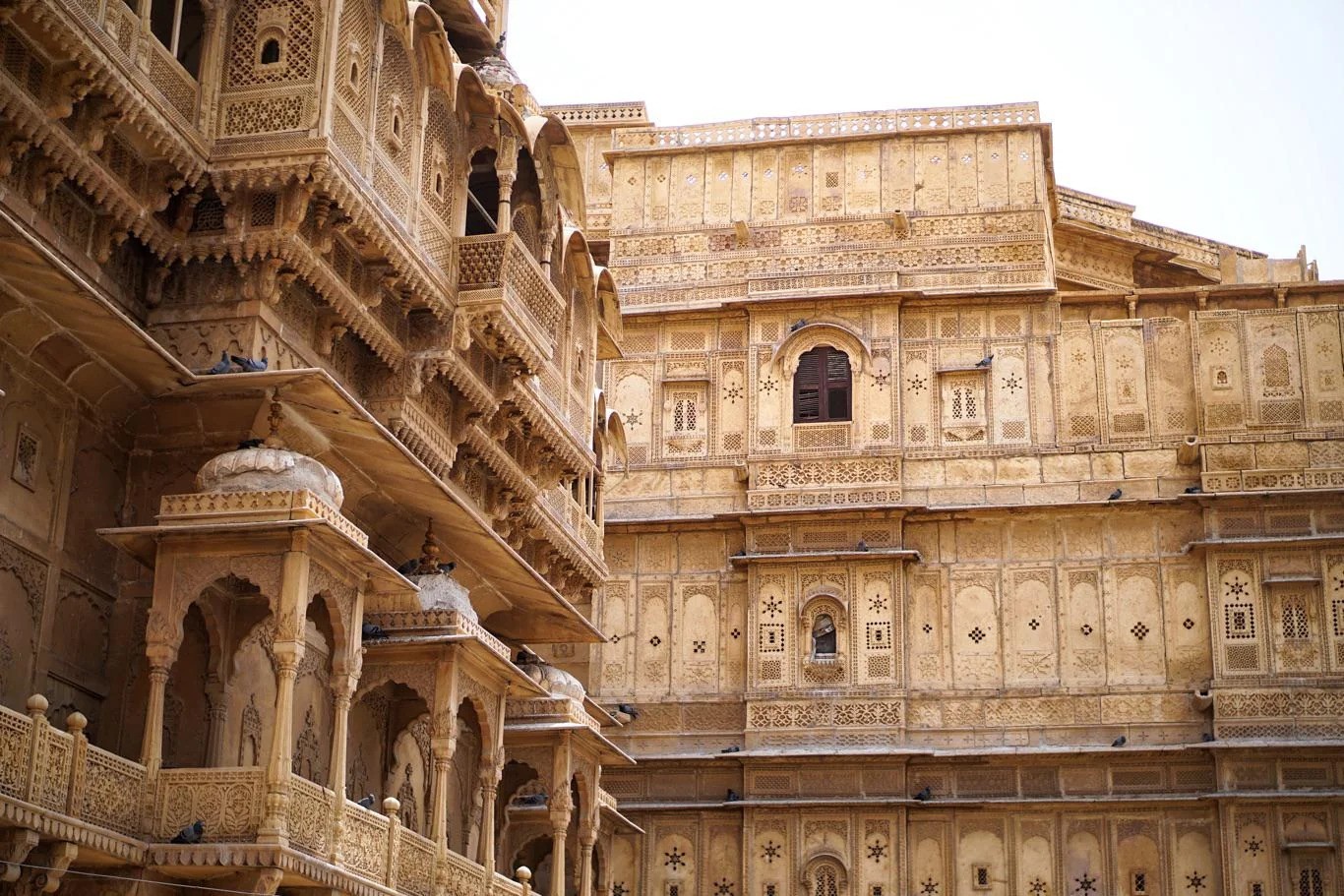 thu cong cham khac an do haveli kien truc di san