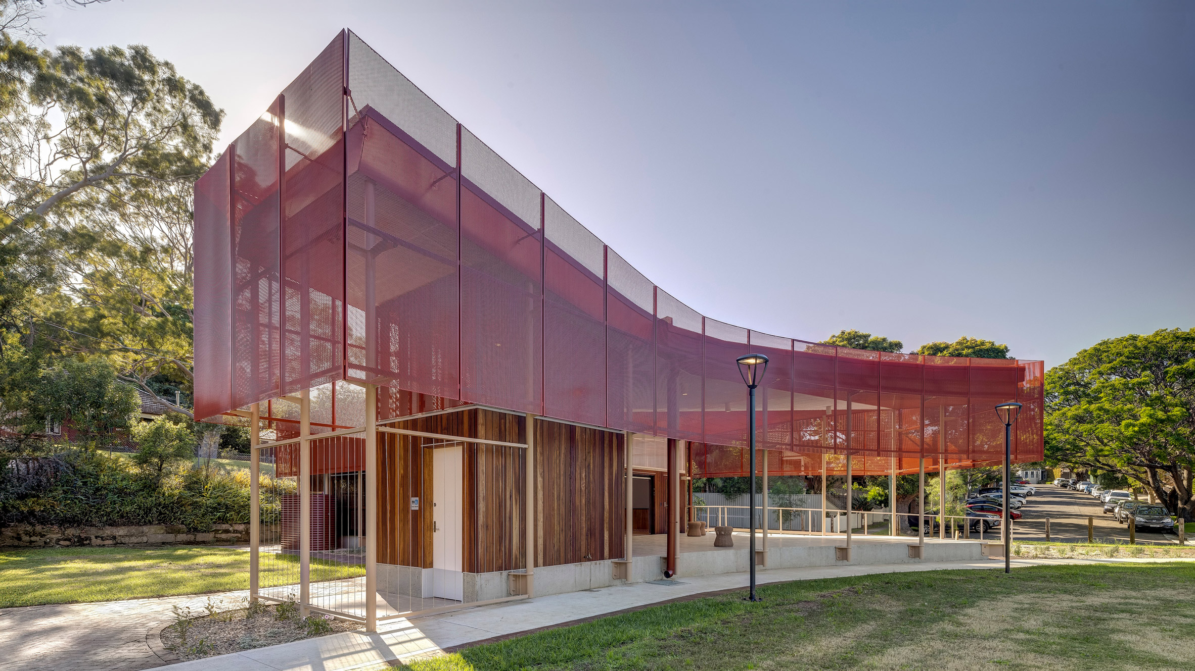 pavilion luoi kim loai kien truc sam crawford