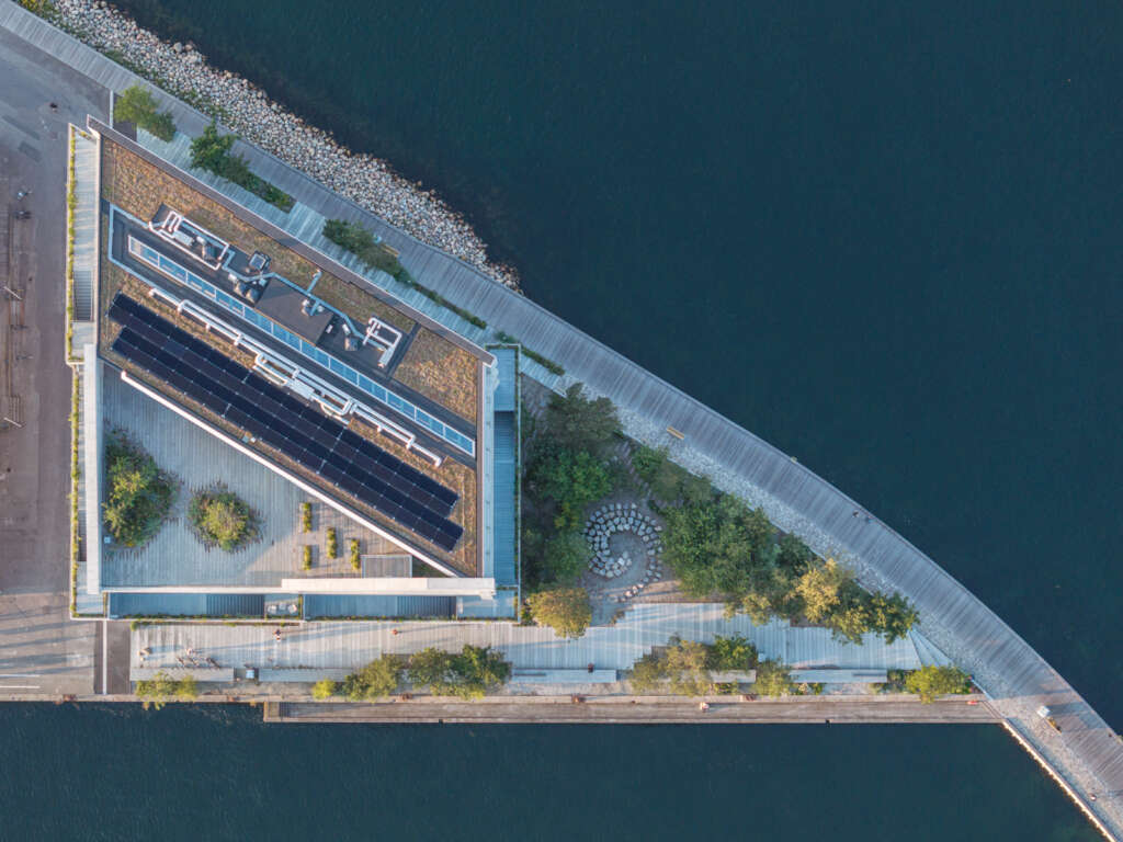 Tru so BIG Sundmolen Copenhagen LM Byg, Unicon, Energy Machines El-Team Vest Eiler Thomsen HB Trapper tieu chuan DGNB Gold