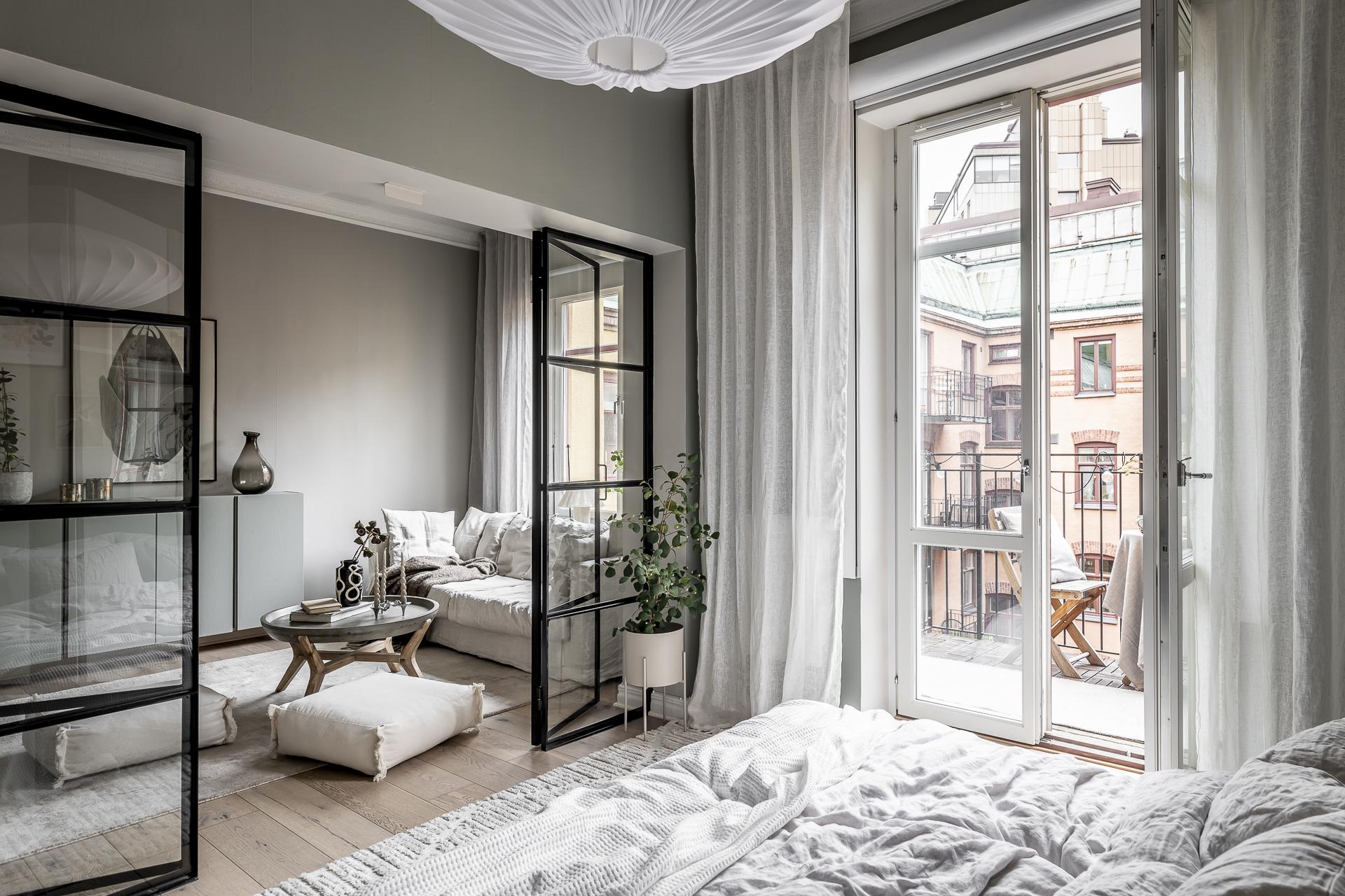 phong ngu phong khach noi that toi gian moc mac scandinavian