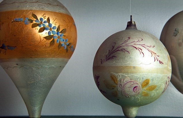 do trang tri cay thong noel vintage lauscha