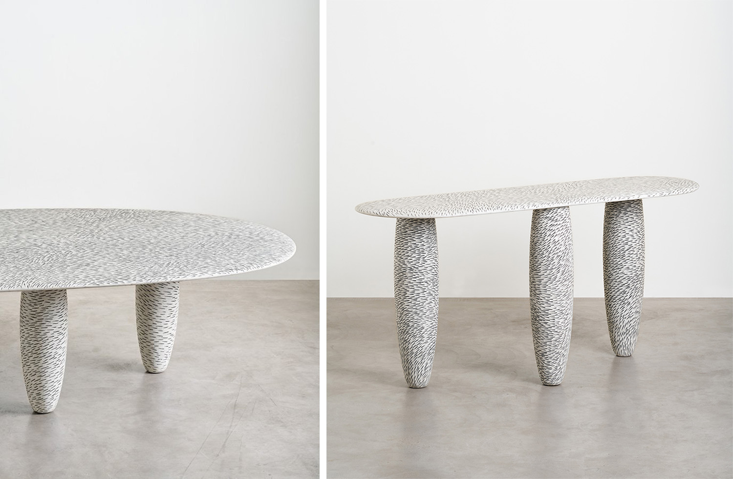 Thiết kế bàn Sgraffito