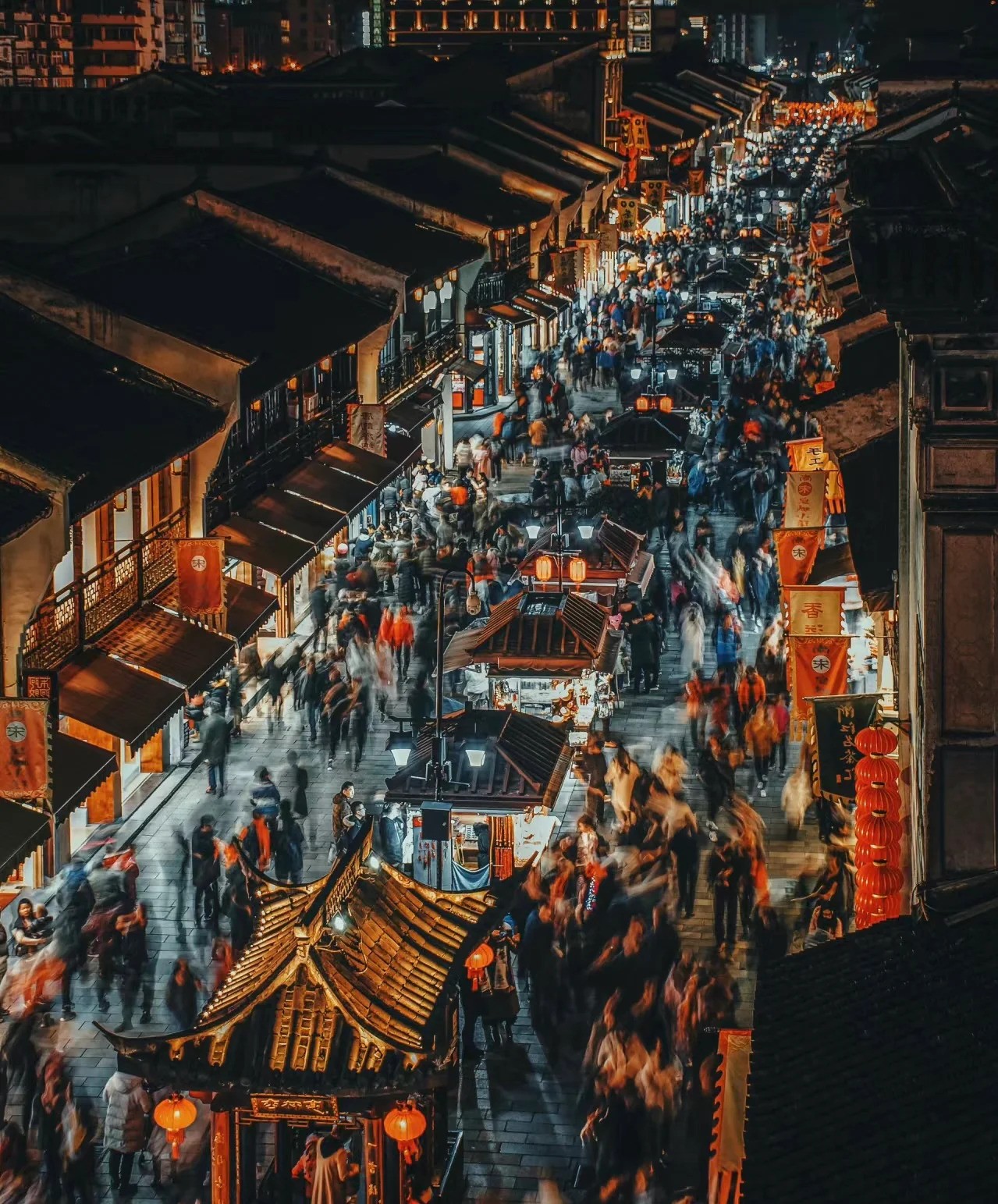 pho co hangzhou Qinghefang du lich