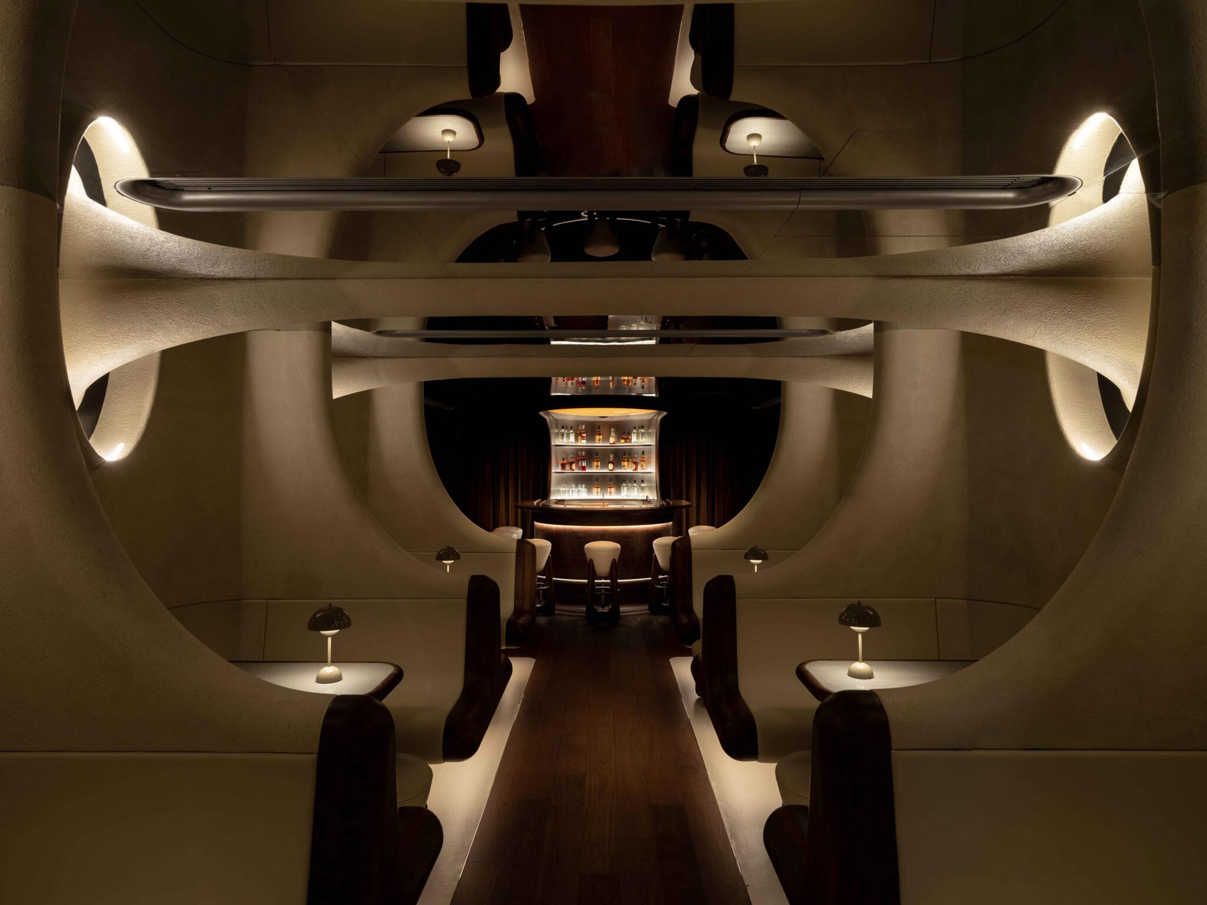 quan bar BaseHall 02 Central District Hong Kong Artifact Bar NCDA LightOrigin Studio