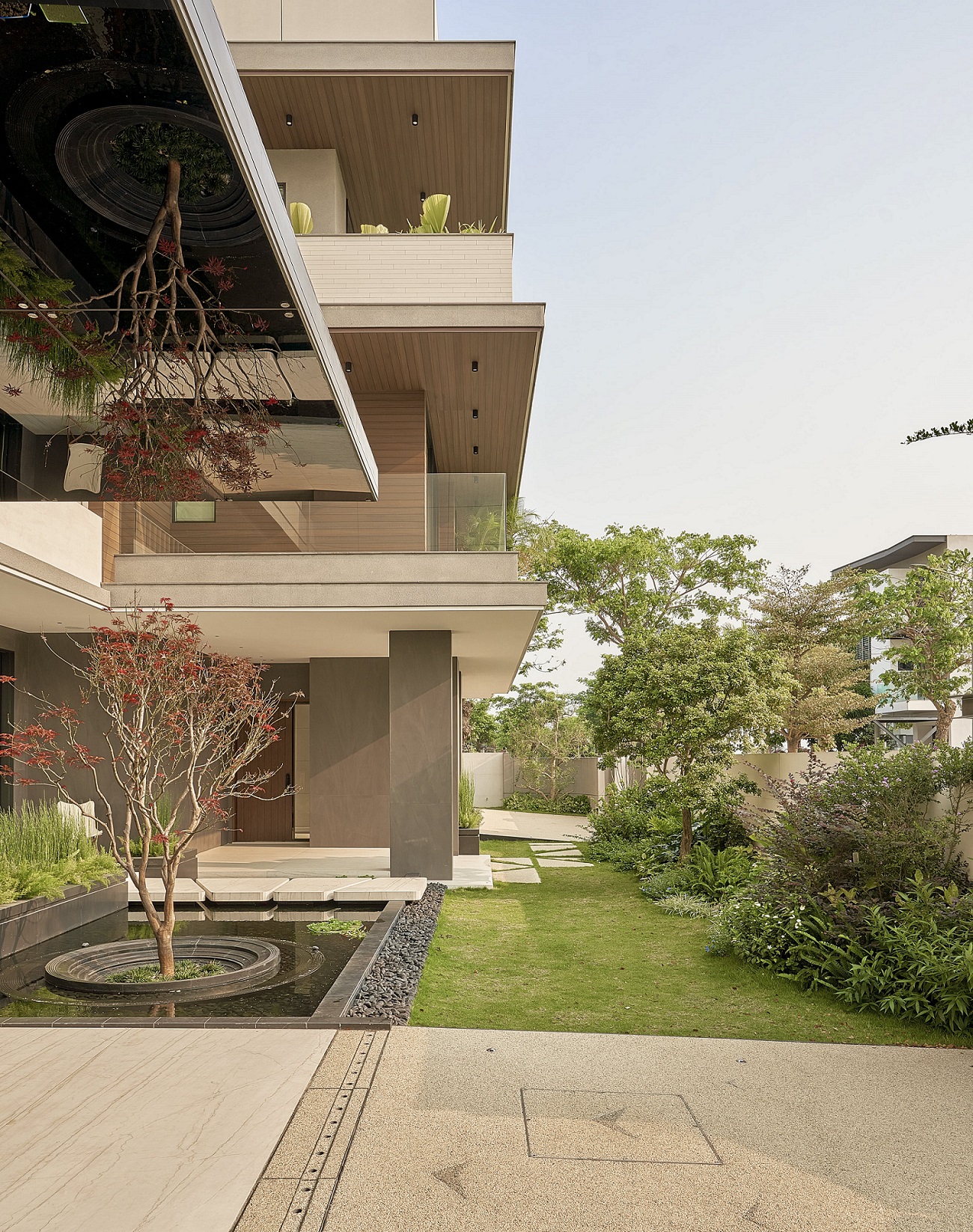 san vuon biet thu villa infinity mirai house studio