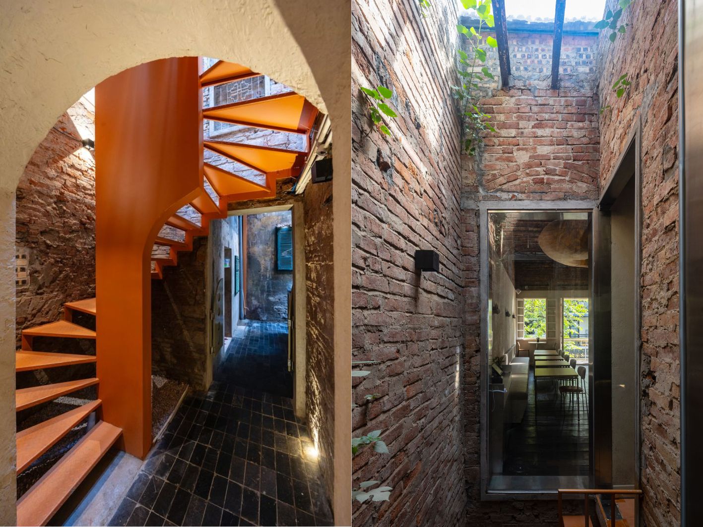 noi that cau thang nha co cultra taproom idee architects