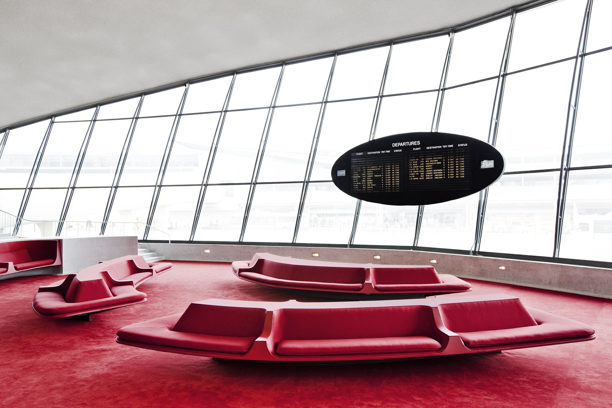 trung tam hang khong TWA Eero Saarinen Trans World Airlines Flight Center