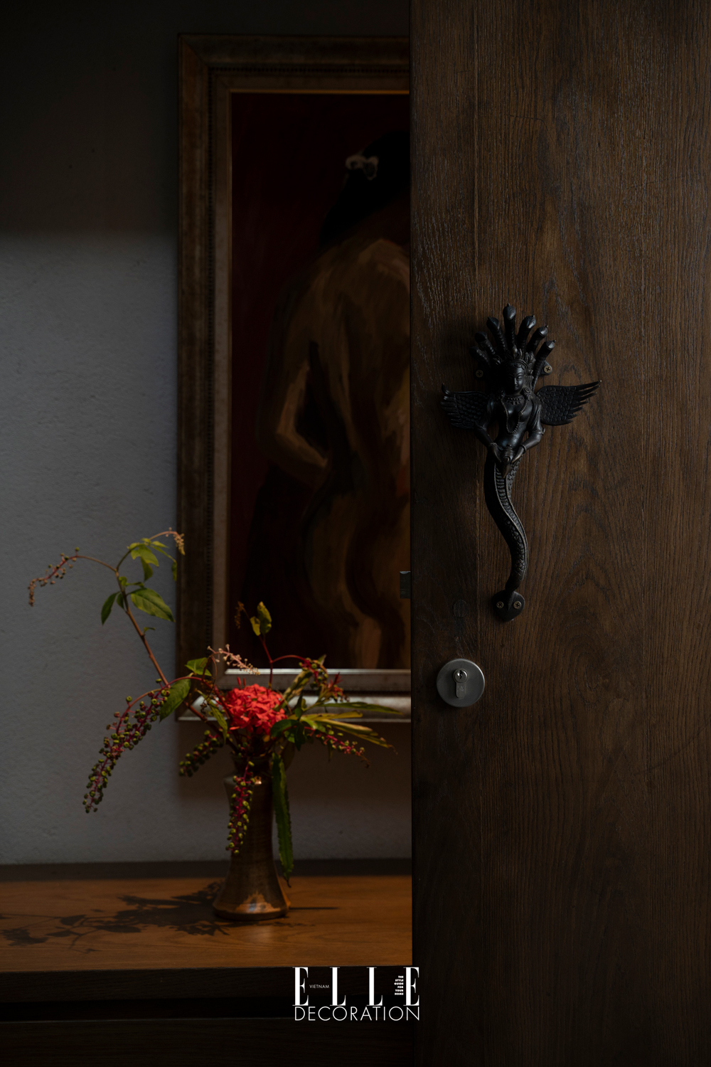 Tranh nha lanh doi noi that cam hoa