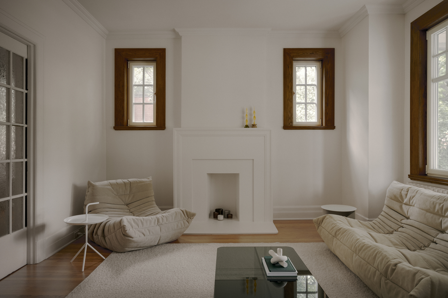 phong khach san go veneer noi that ghe togo