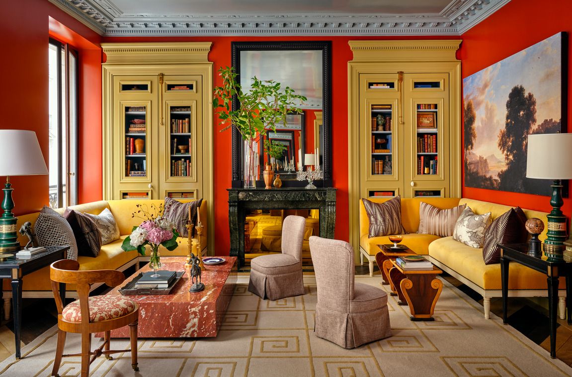 thu vien phong cach noi that maximalist can ho paris