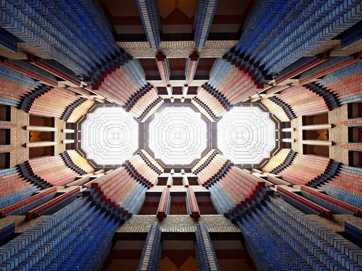 phong cach Brick Expressionism Peter Behrens Hoechst AG 1920 Frankfurt kien truc hien dai gach