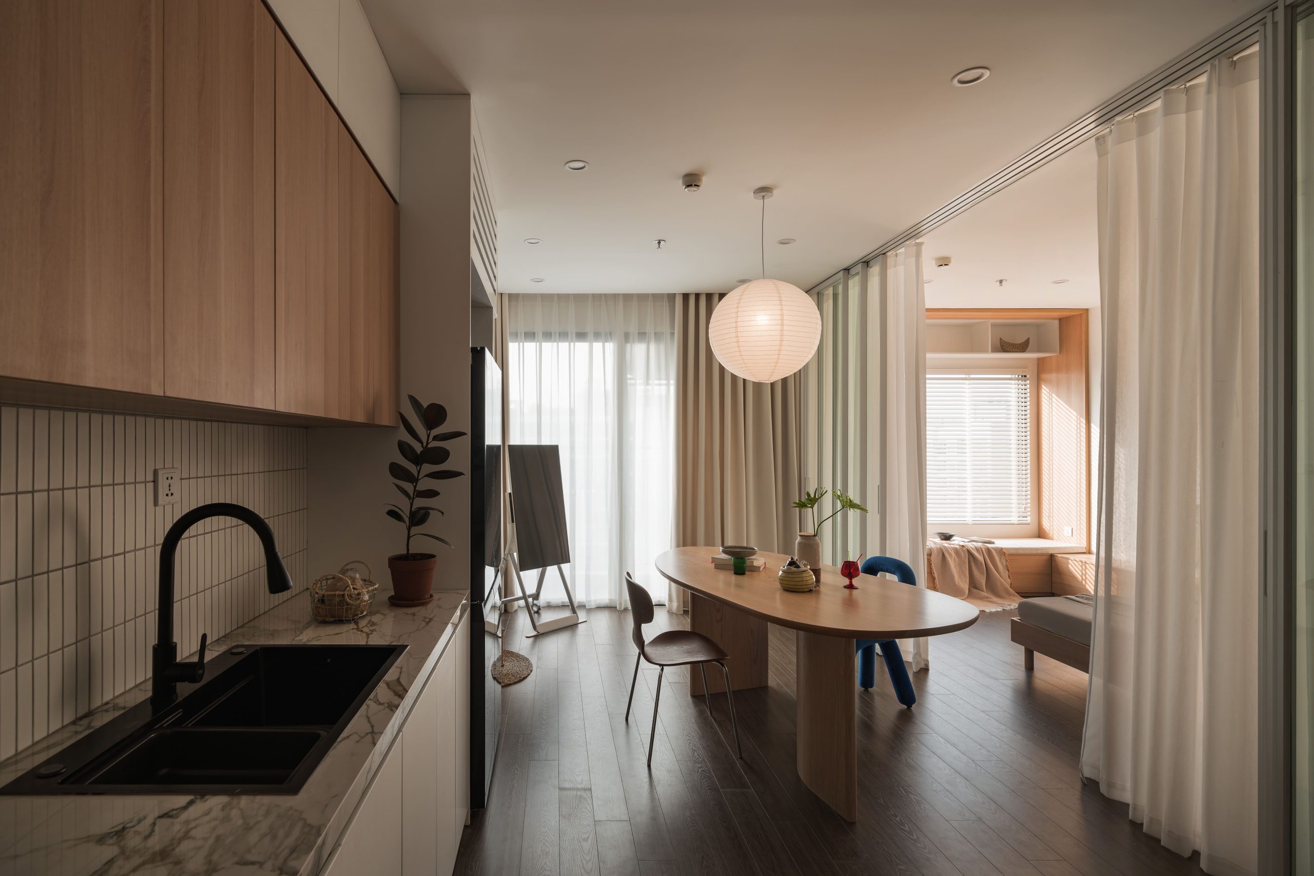 can ho Dlinh Studio apartment SLA. architecture