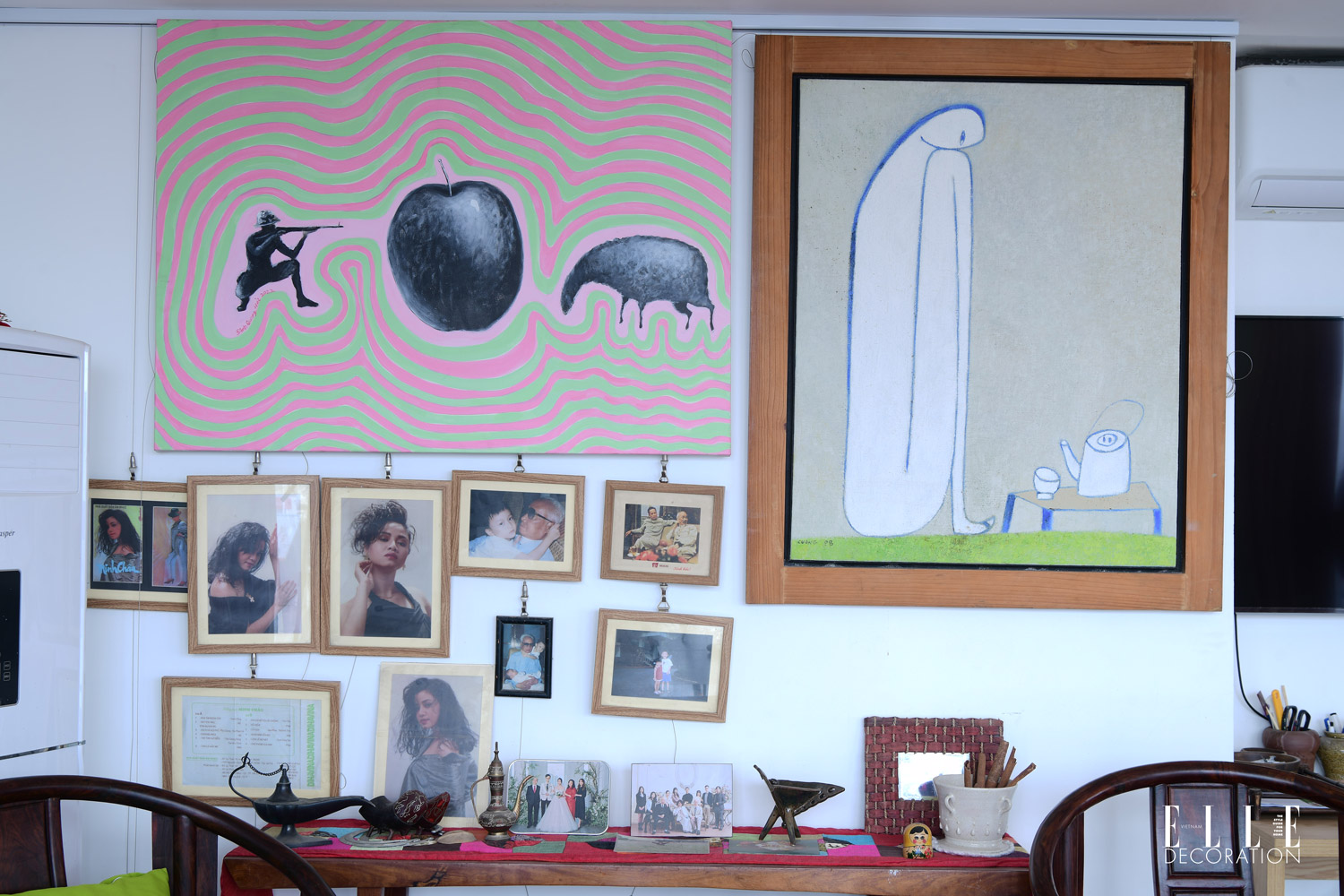 Artist House nghe si minh chau tranh nghe thuat