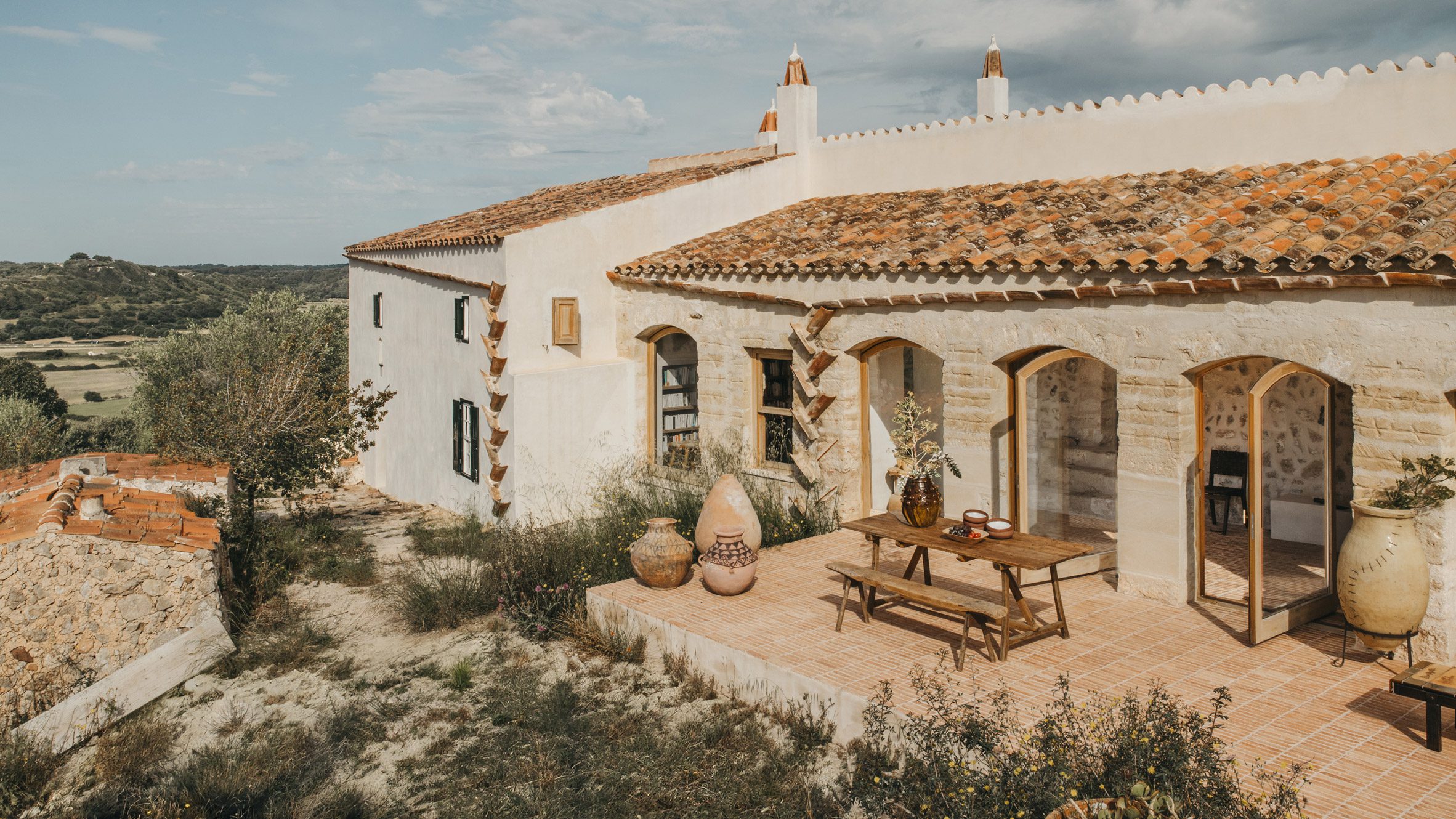 nha dong que Estancia San José Atelier du Pont Aru Arquitectura Menorca