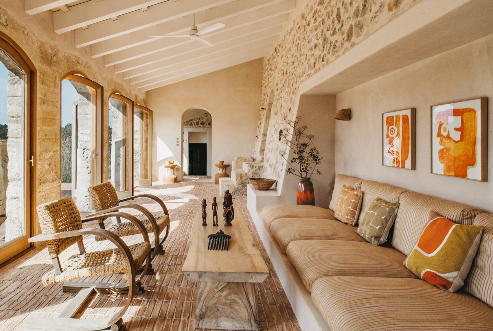 nha dong que Estancia San José Atelier du Pont Aru Arquitectura Menorca