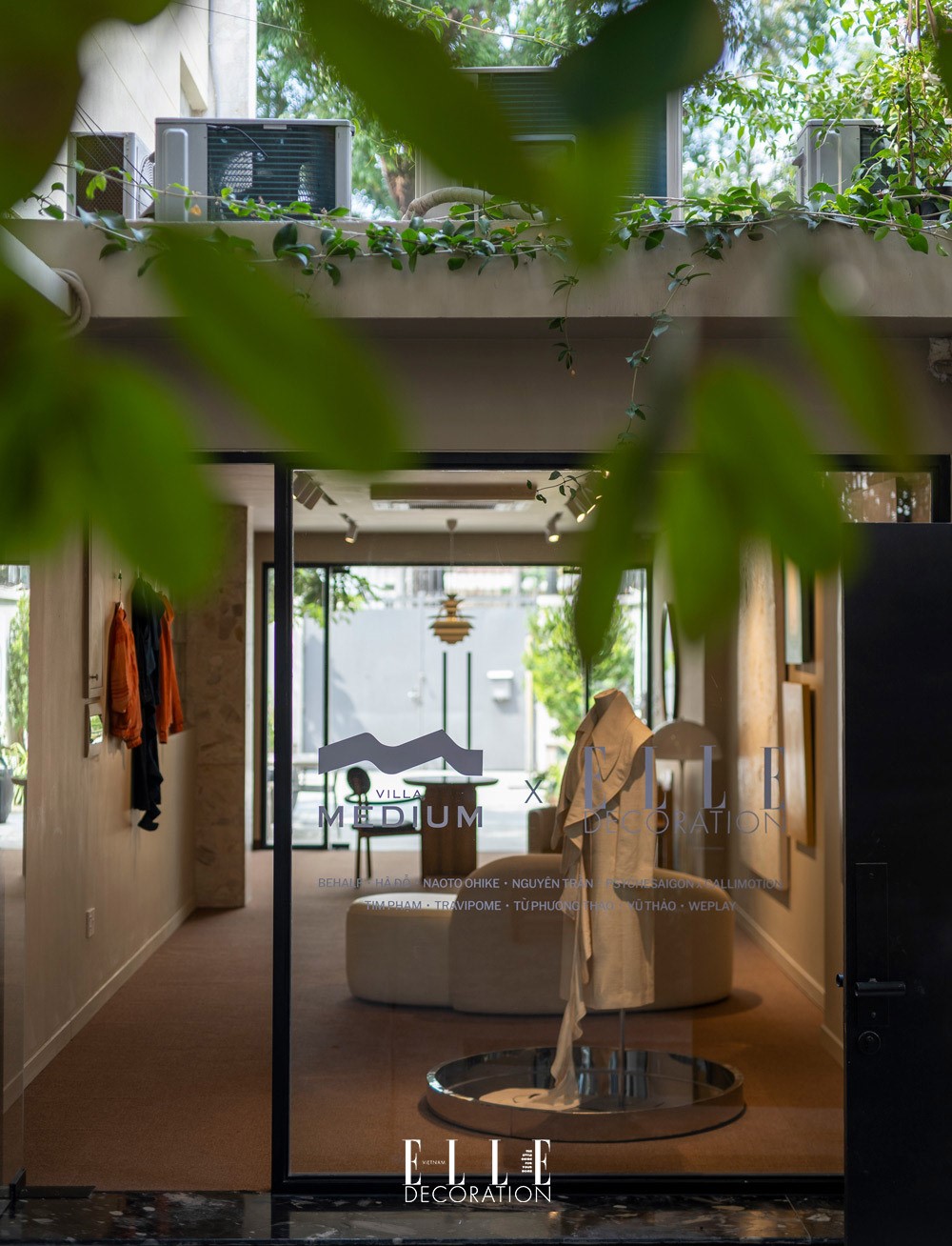 elle decoration pop up office vuong tron trien lam