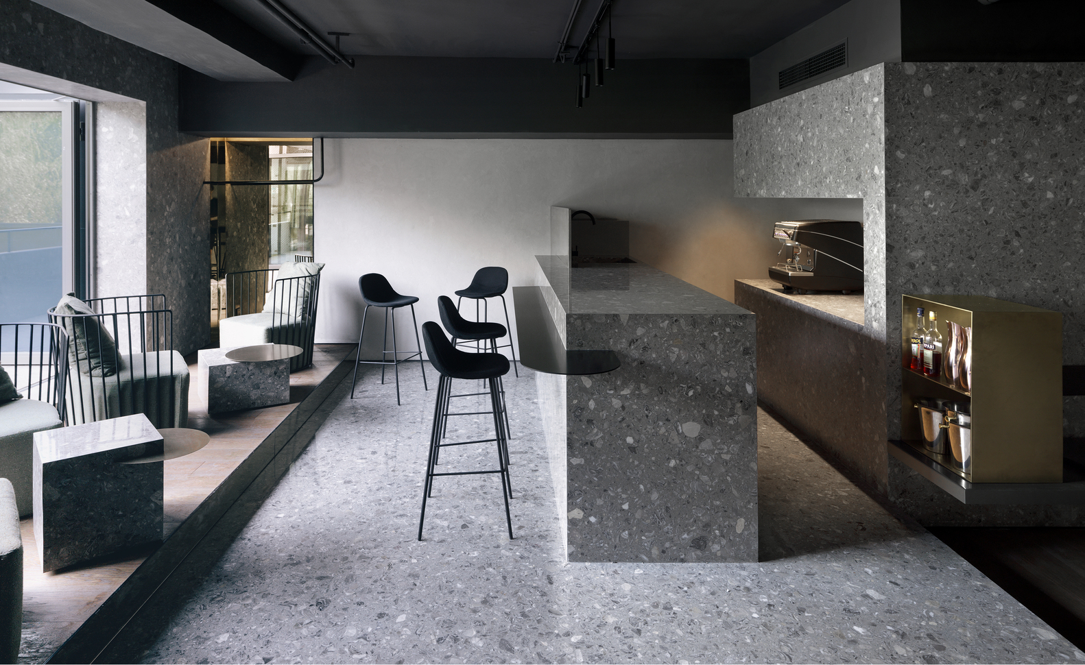 be tong polished concrete Lievito MDDM Studio