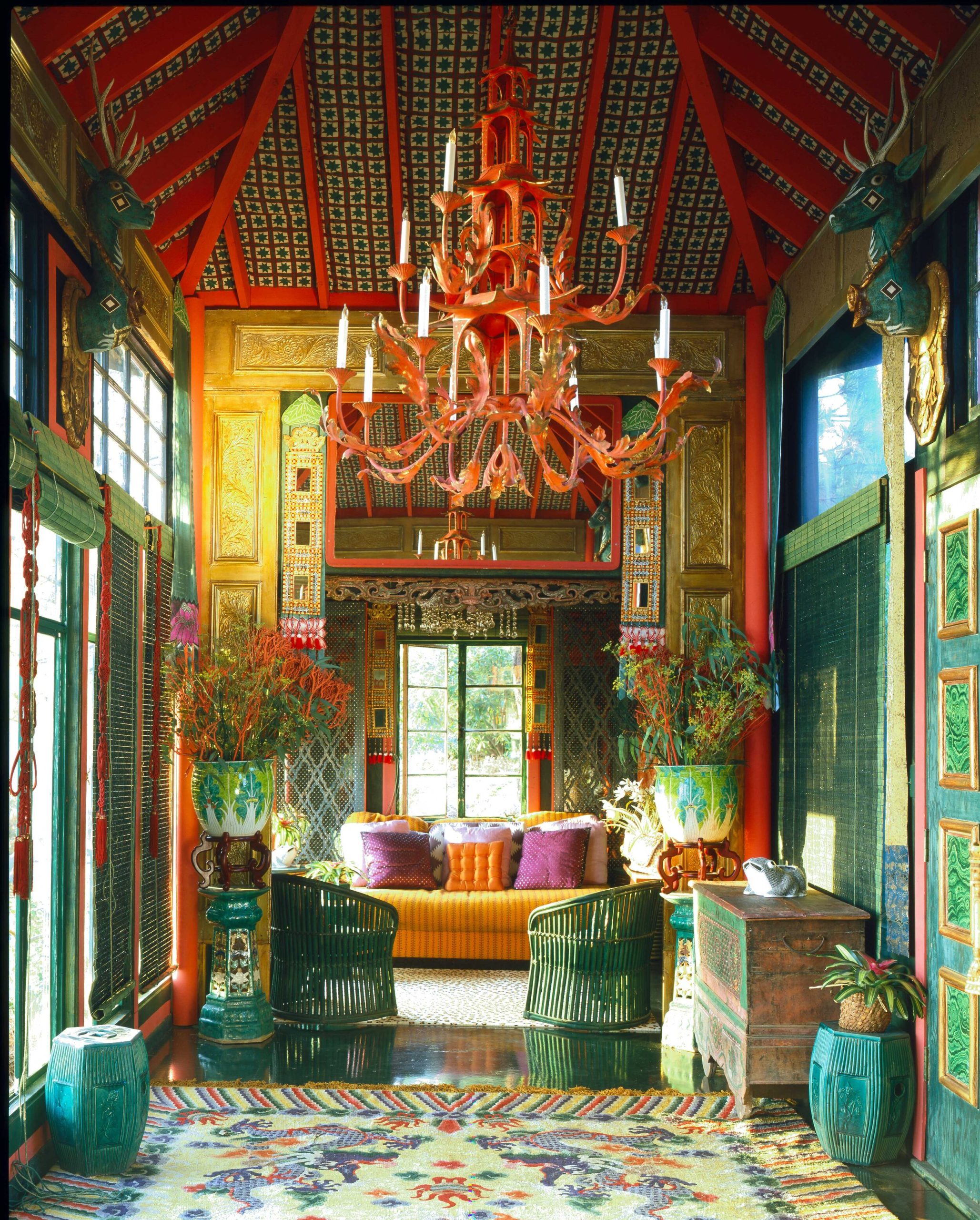 Dawnridge phong khach noi that chiet trung den chum