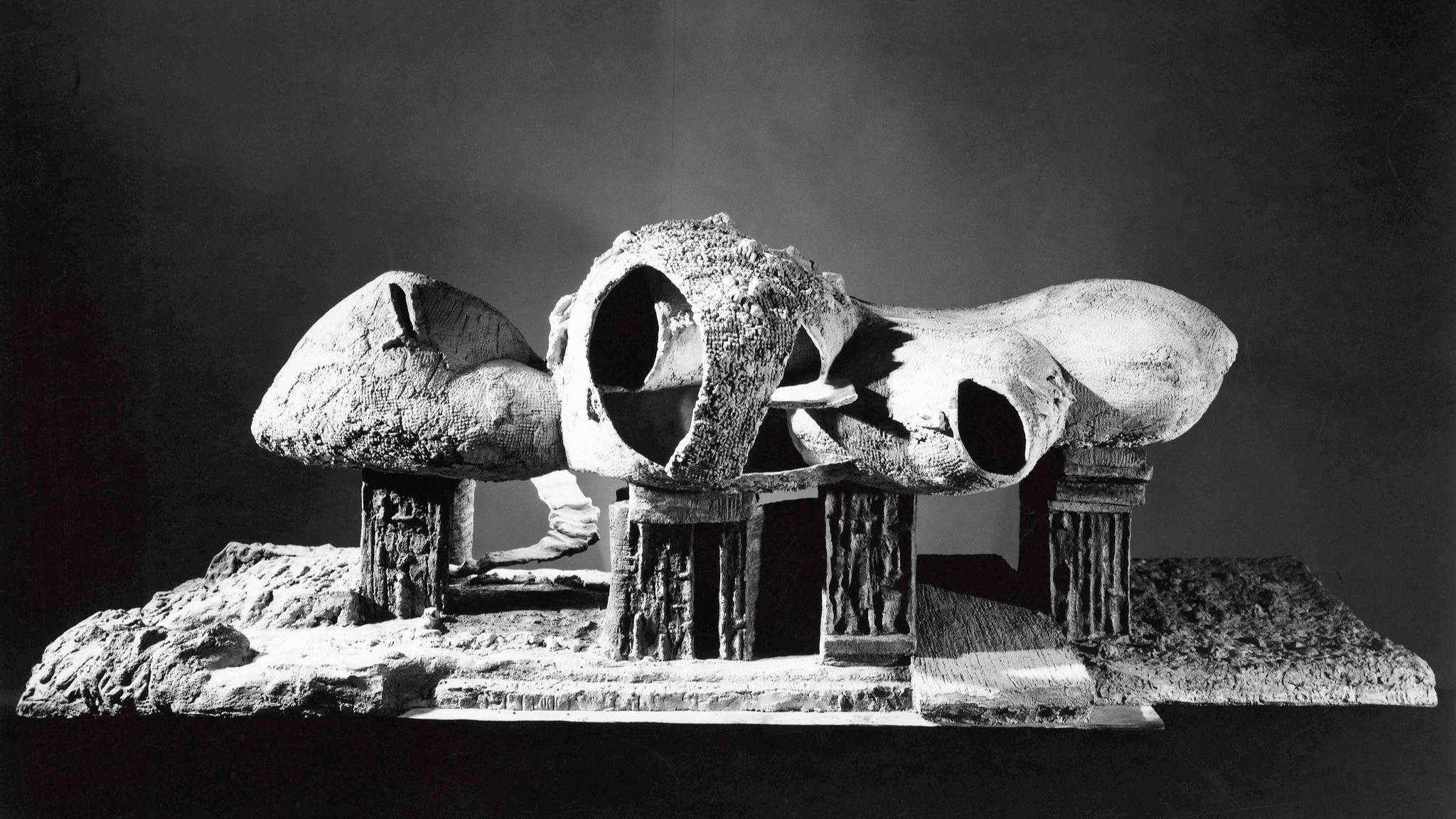 kien truc dieu khac architecture sculpture Endless house Frederick Kiesler
