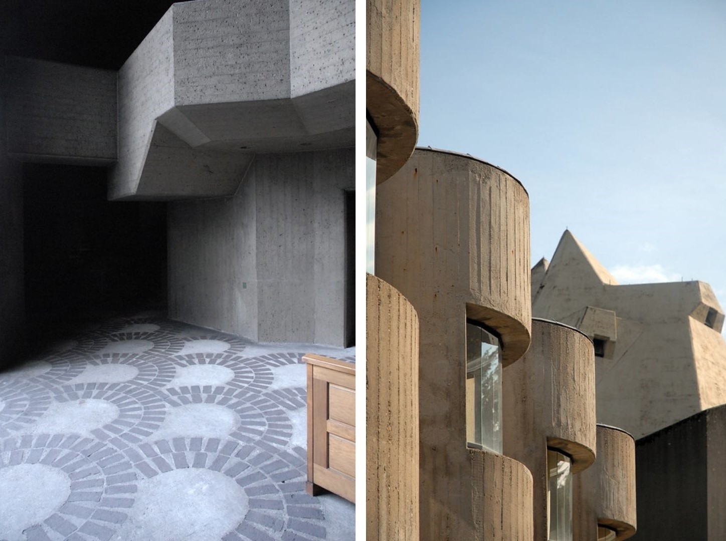 dieu khac architecture sculpture Gottfried Böhm Neviges Velbert