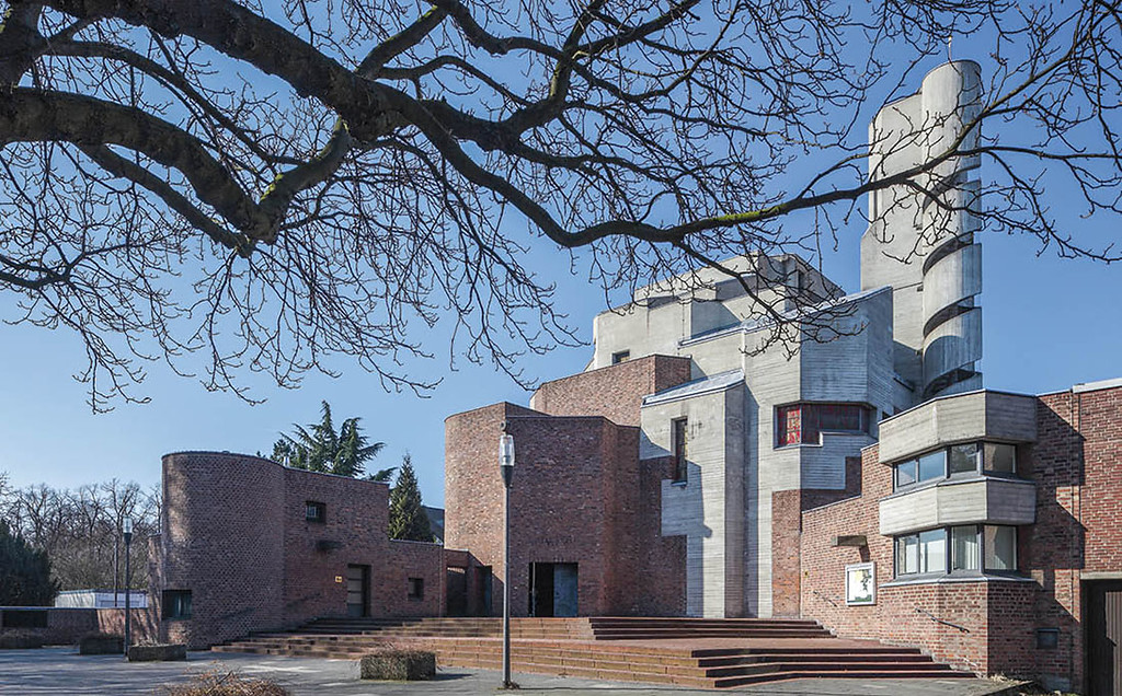 kien truc dieu khac architecture sculpture Gottfried Böhm Christi Auferstehung Cologne