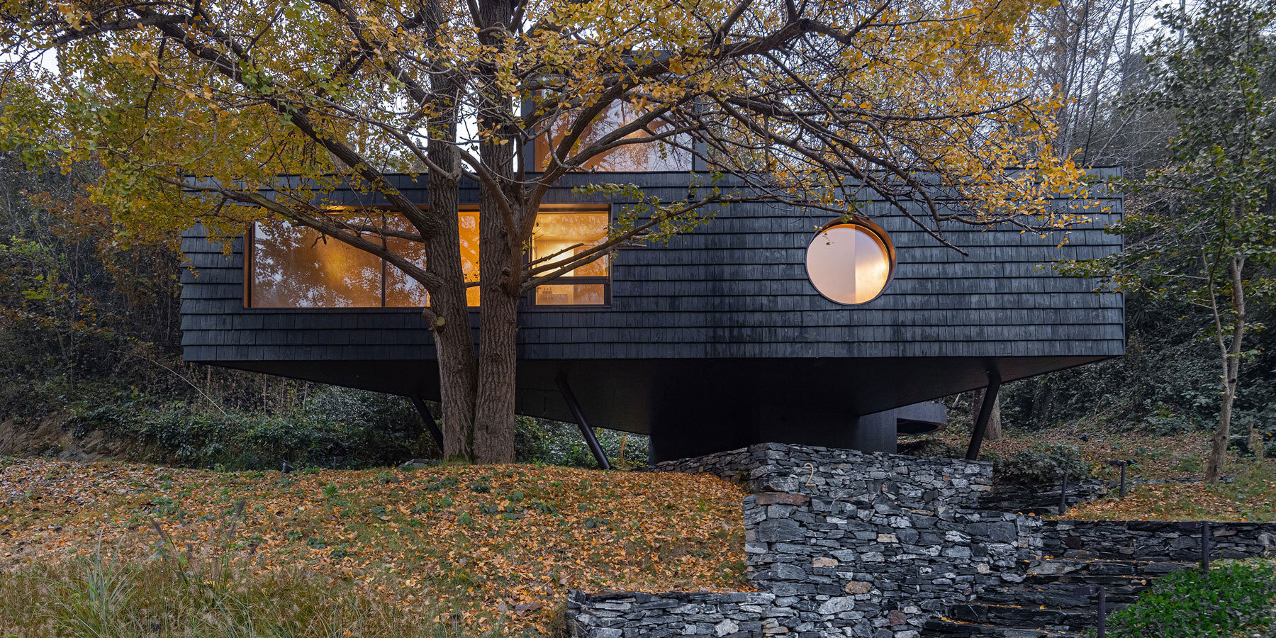 nha cay treehouse Lost Villa - Ginkgo Valley Hotel Moguang Studio