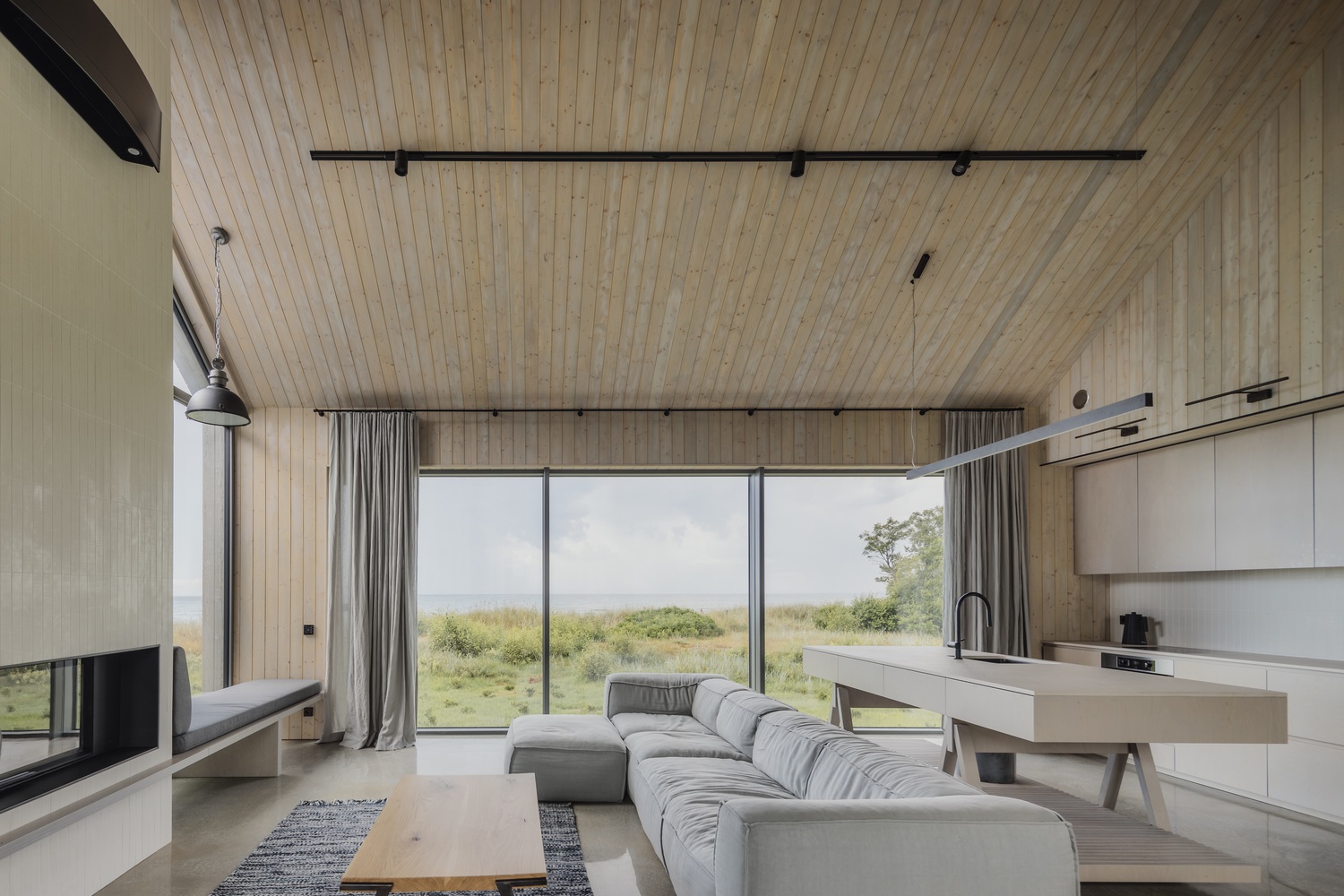 Khong gian am em noi that phong khach