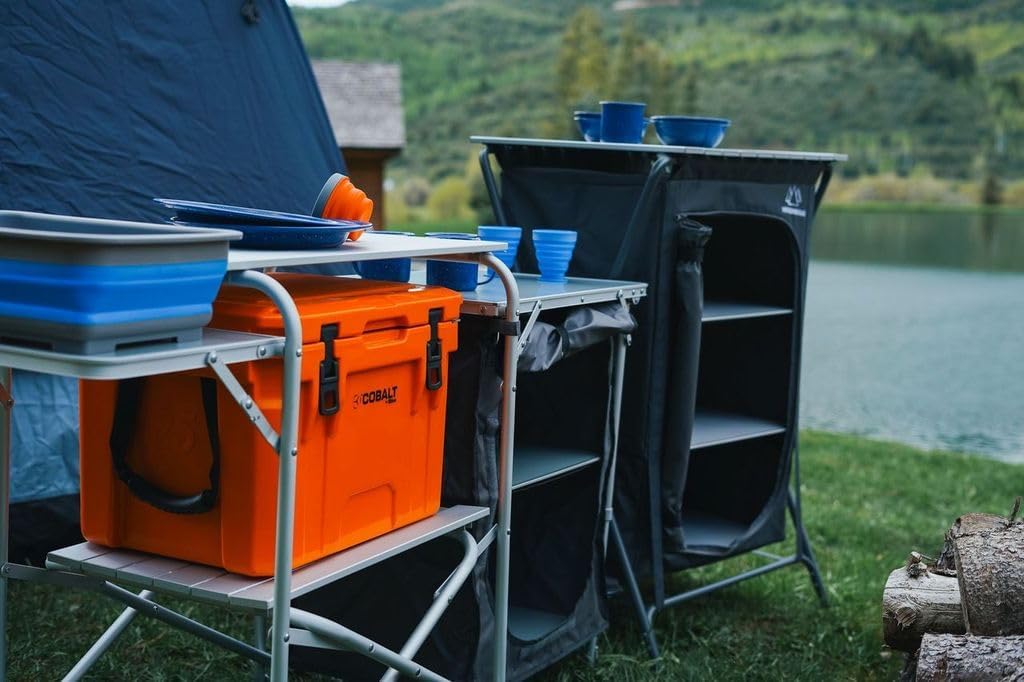 vat dung tien nghi camping Deluxe Roll-Top Kitchen Mountain Summit Gear