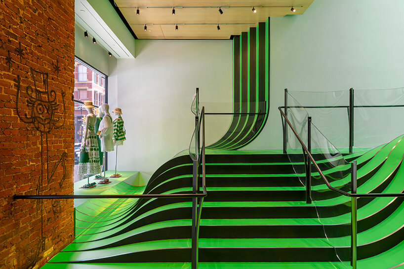 cua hang flagship longchamp New York La Maison Unique Heatherwick Studio