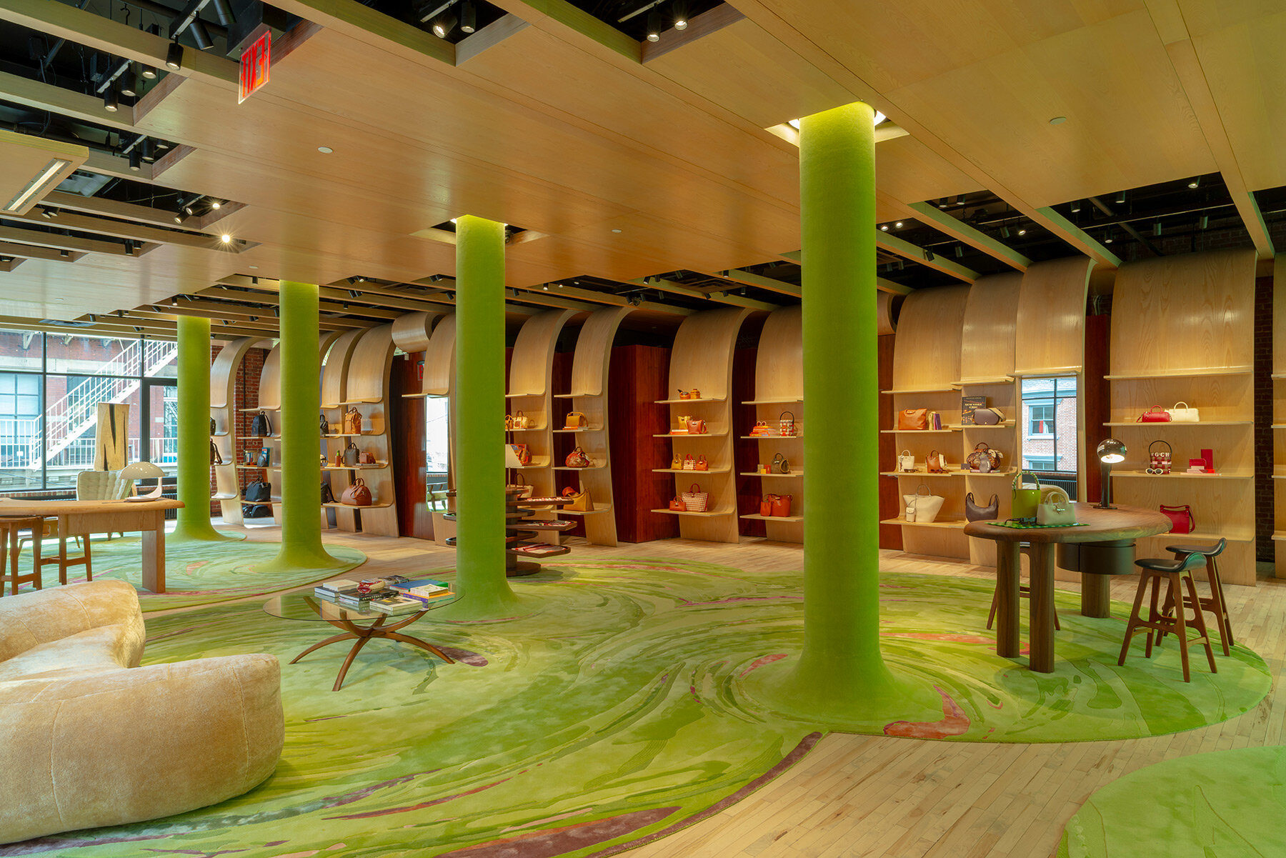flagship longchamp New York La Maison Unique Heatherwick Studio