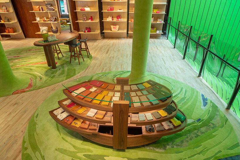 cua hang flagship longchamp New York La Maison Unique Heatherwick Studio