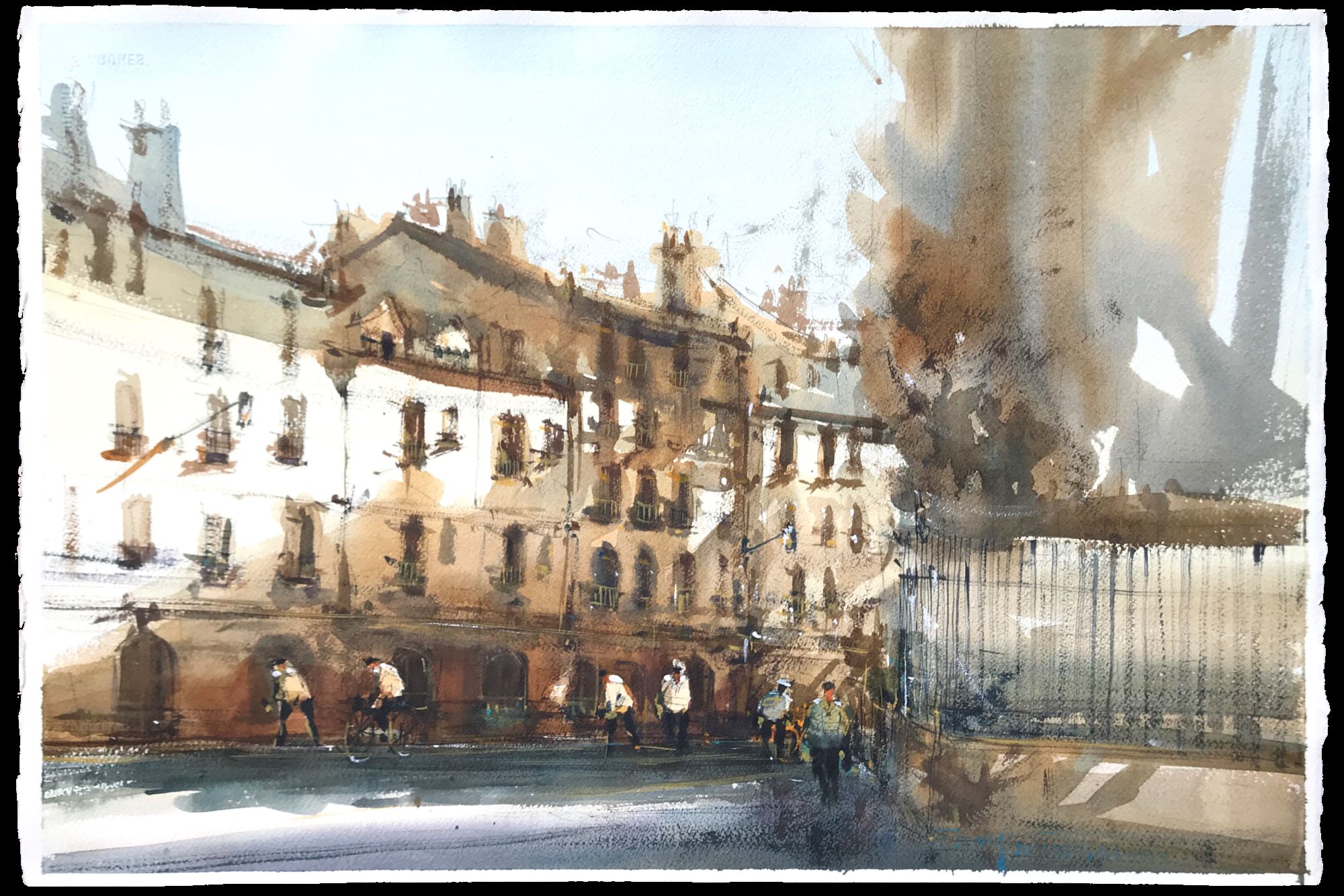 ky hoa paris tranh vo trong hong kien truc su