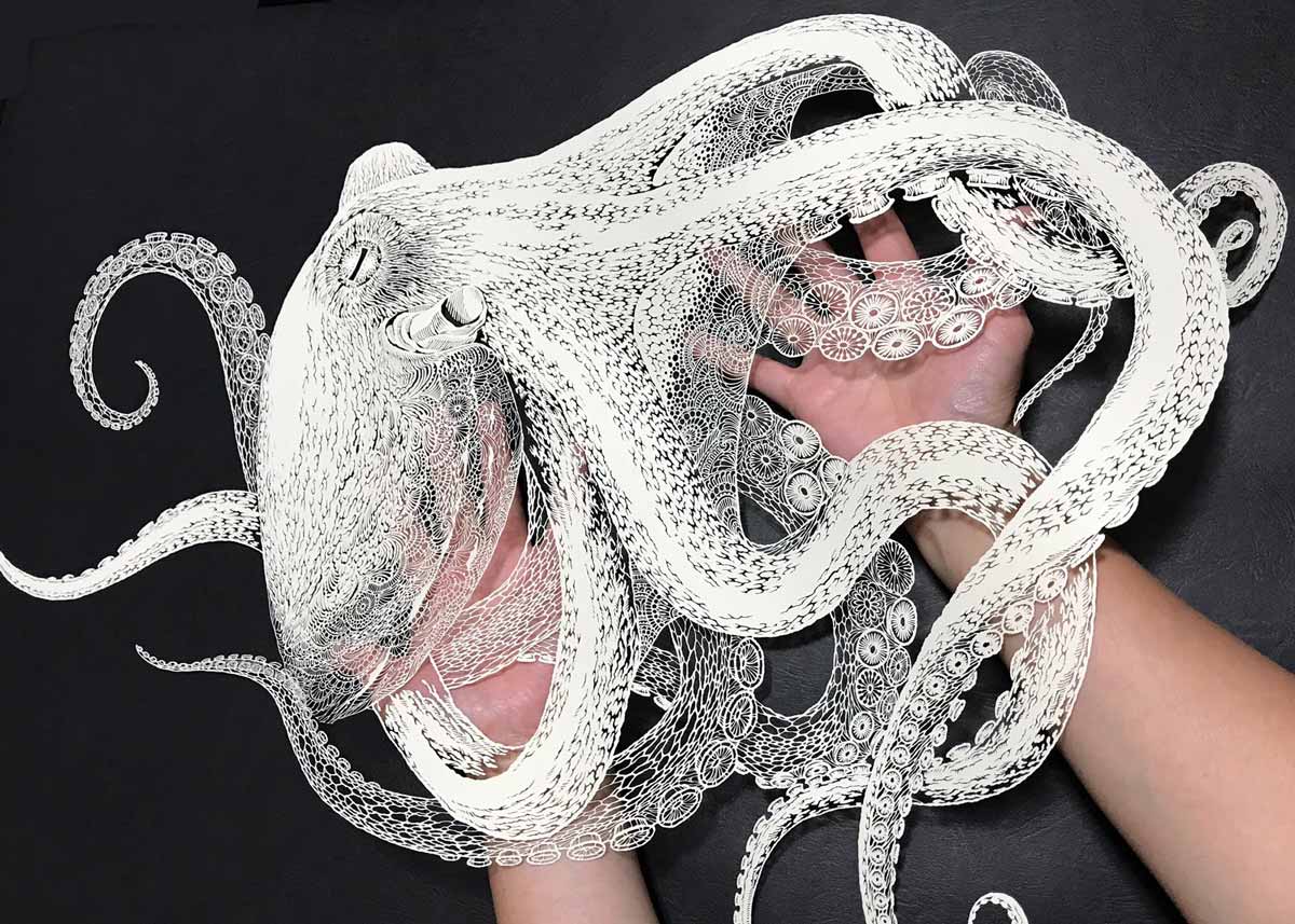 nghe thuat cat giay nhat ban Kirie Masayo Fukuda