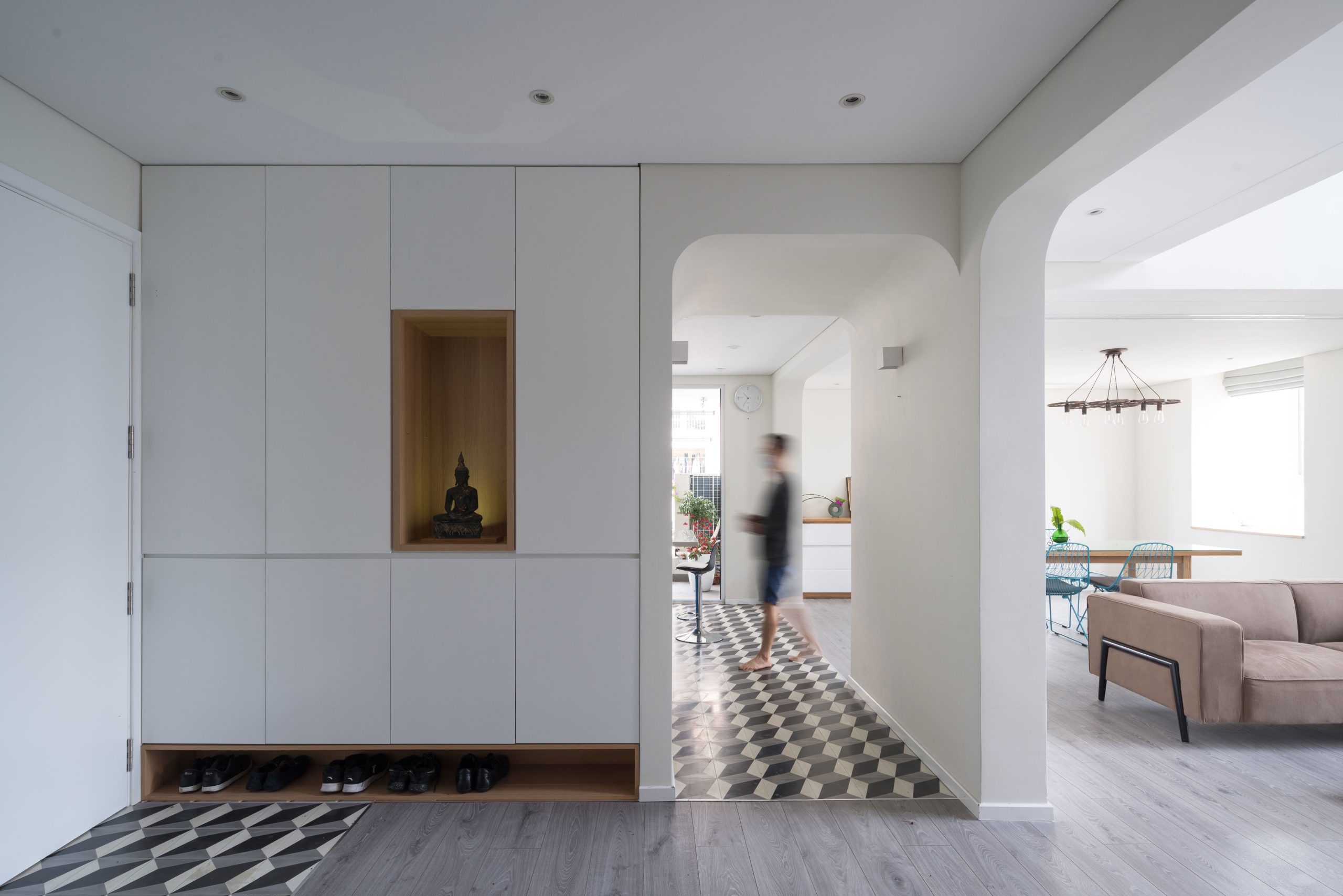 gach bong lat san nha dep viet nam the gioi Hanoi House Idee Architects