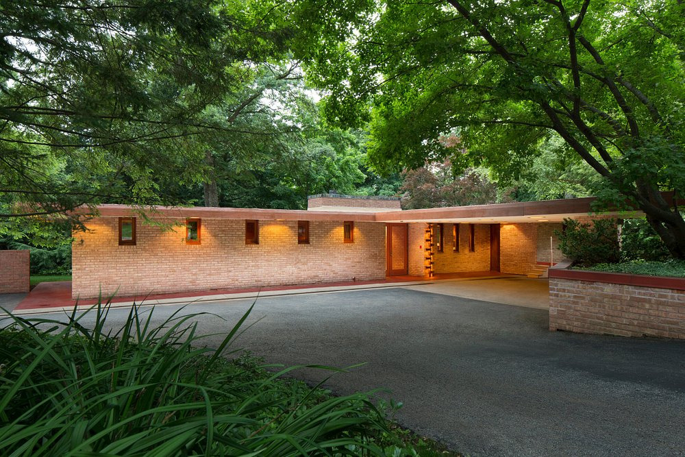laurent house nha usonian kien truc su frank lloyd wright